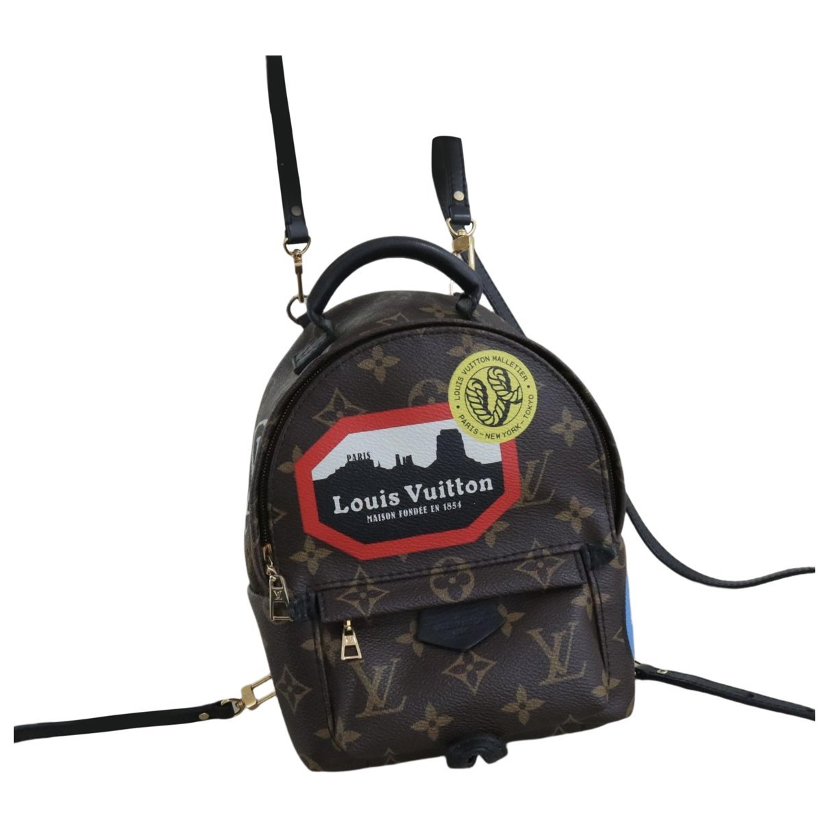 Palm Springs leather backpack