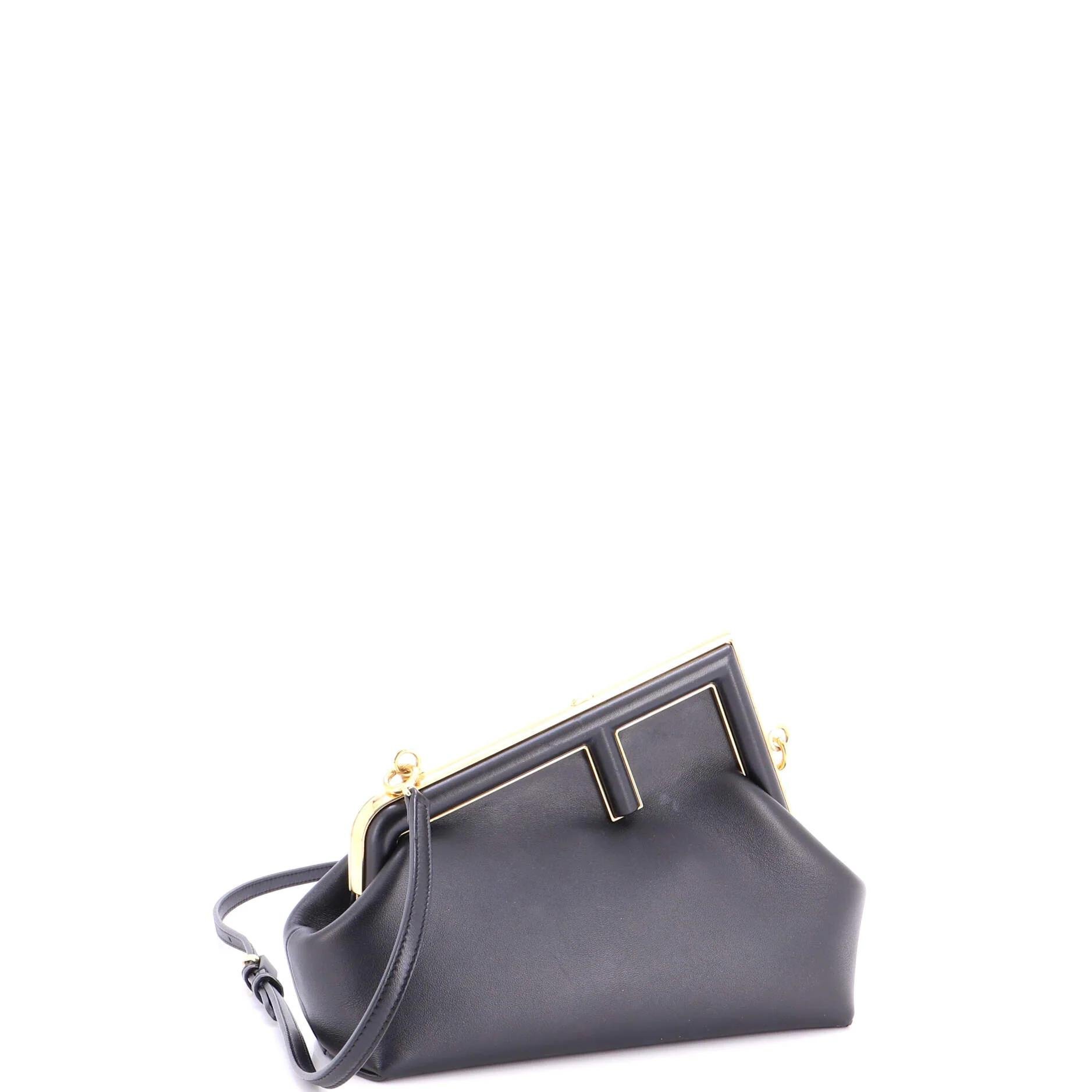 Leather clutch bag