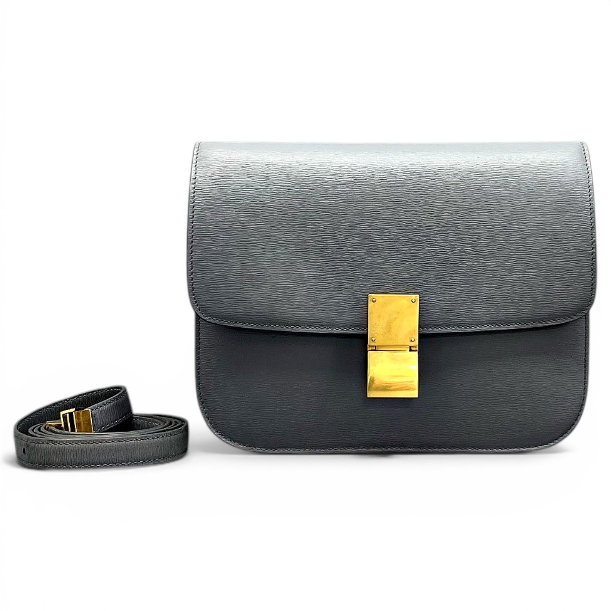 Classic leather crossbody bag
