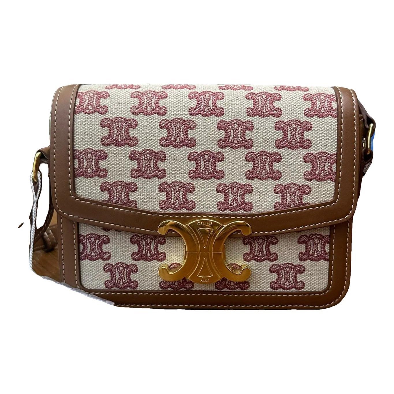 Triomphe leather handbag