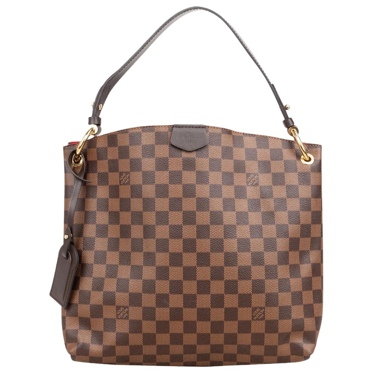 Graceful leather handbag