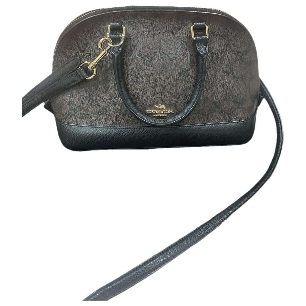 Cartable mini sierra leather handbag