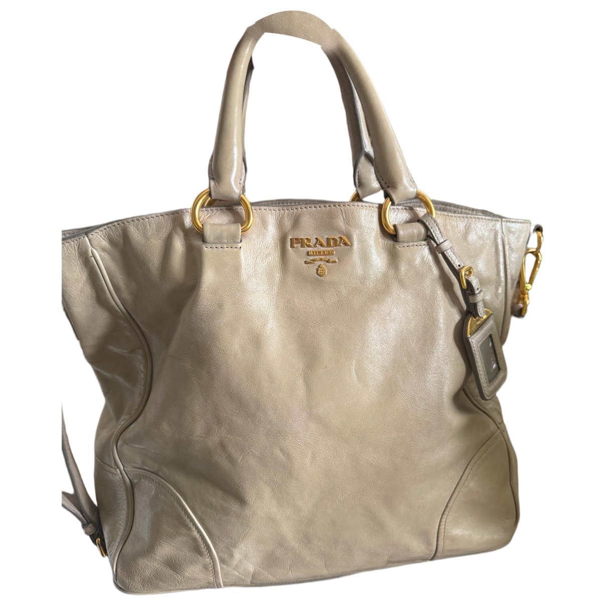 Leather tote