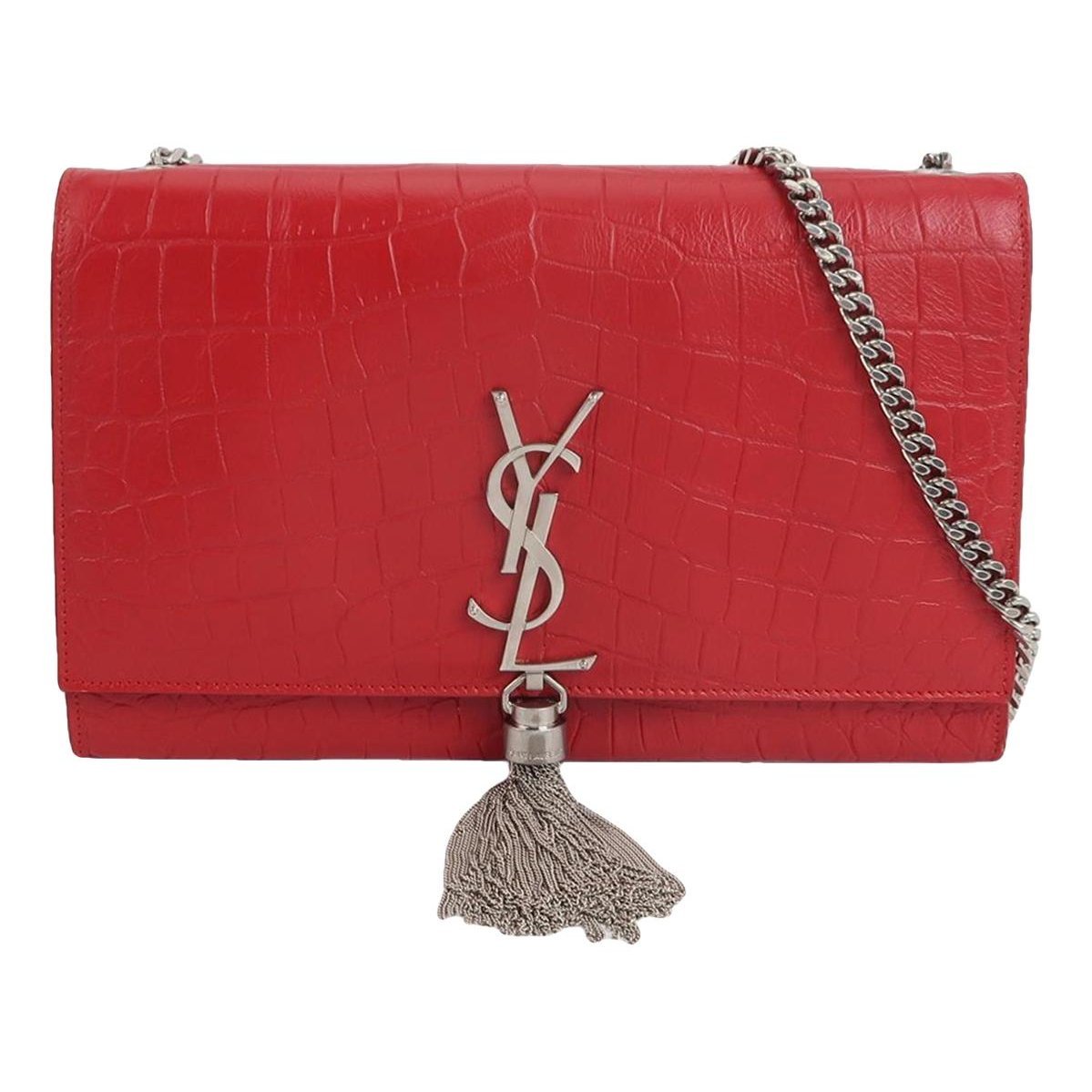 Pompom Kate leather handbag