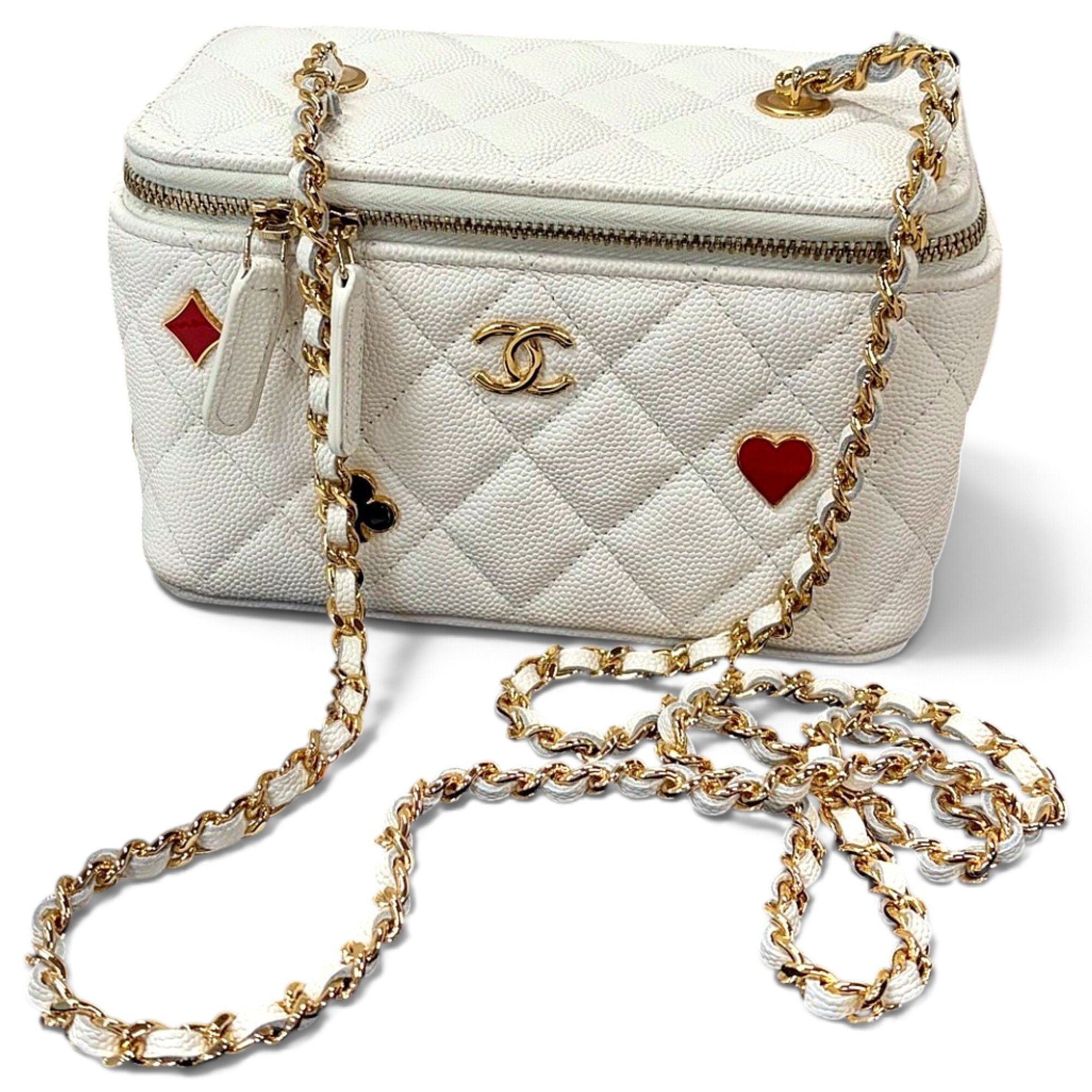 Trendy CC Vanity leather handbag