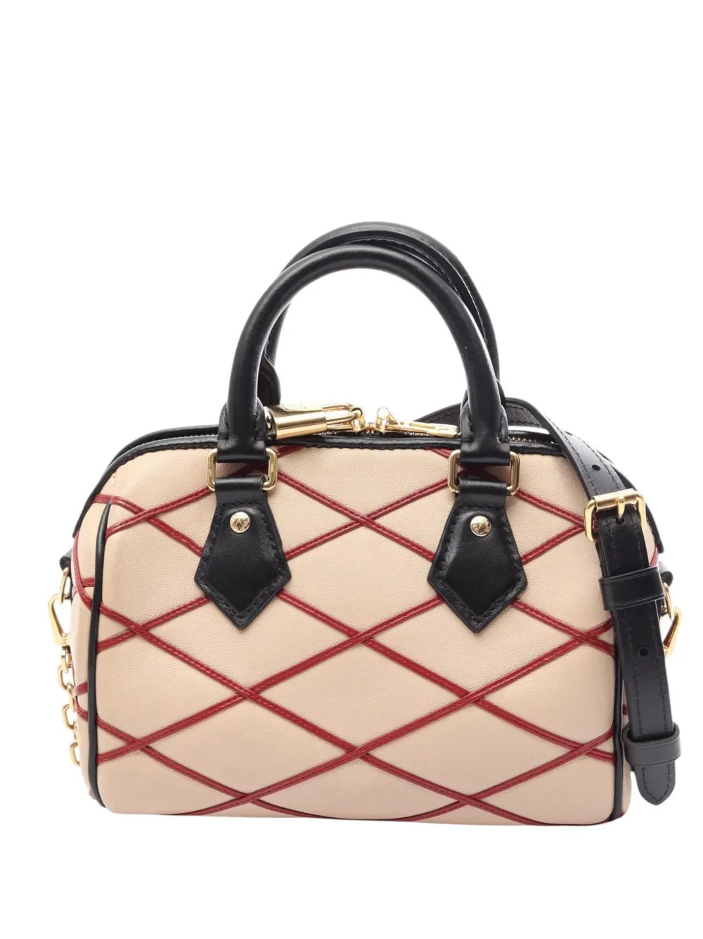 Louis Vuitton 2000-2026 Malletage Speedy 20 Bandouliere 20 satchel