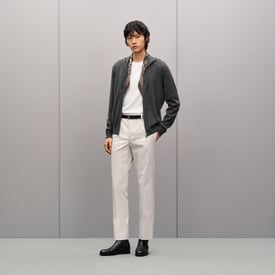 "Maillon Chaine d'Ancre" zipped cashmere jacket