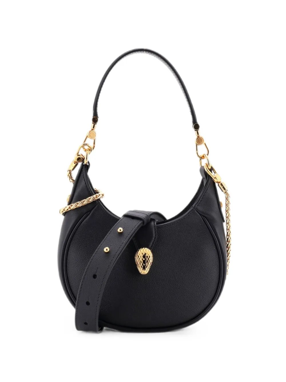 Serpenti Ellipse Crossbody Bag Leather Mini shoulder bag