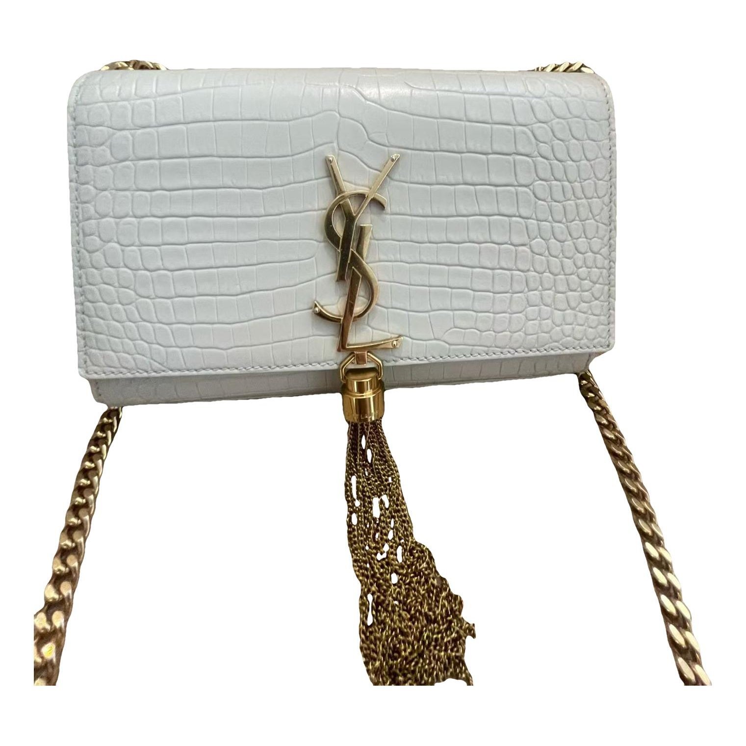 Pompom Kate leather crossbody bag