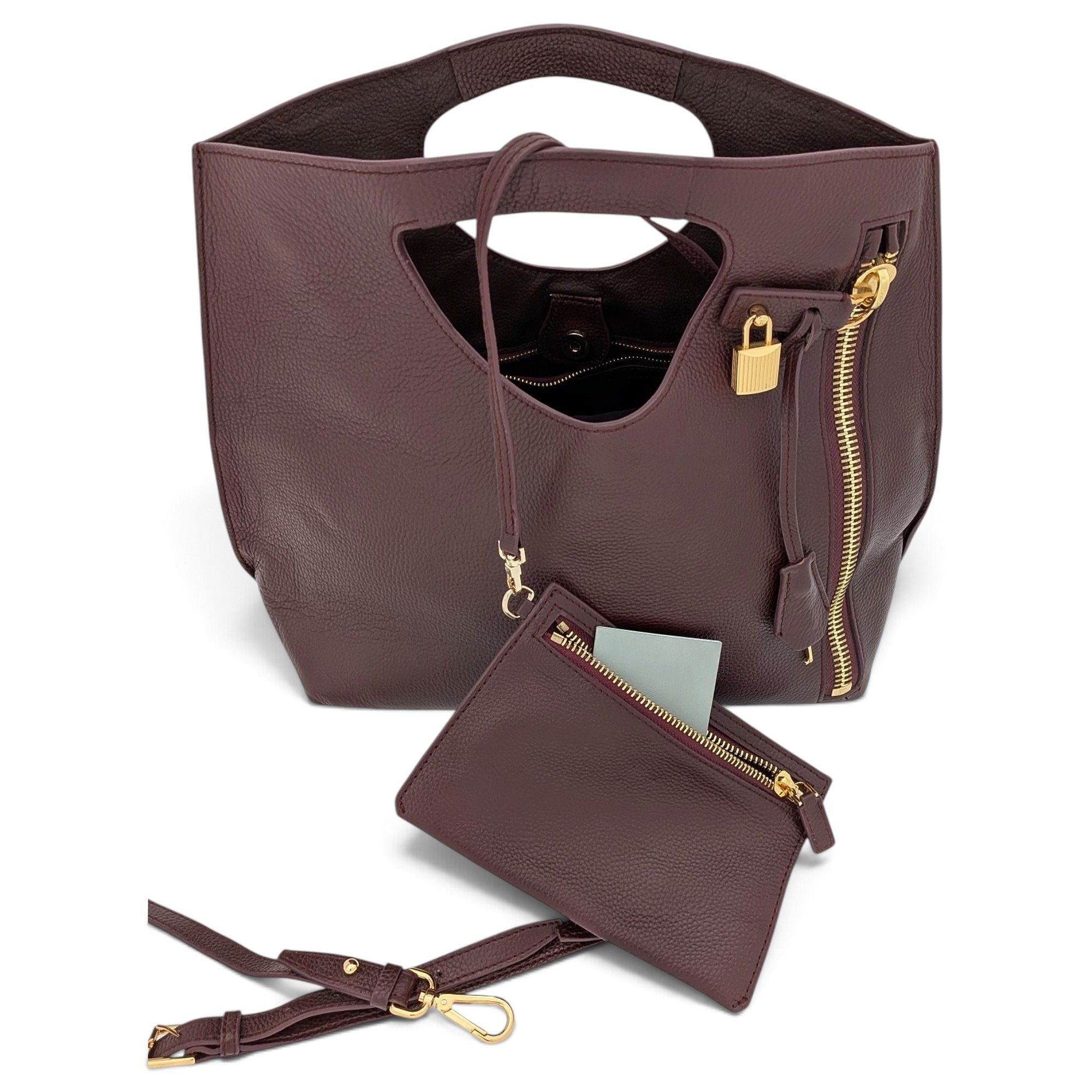 Alix leather tote