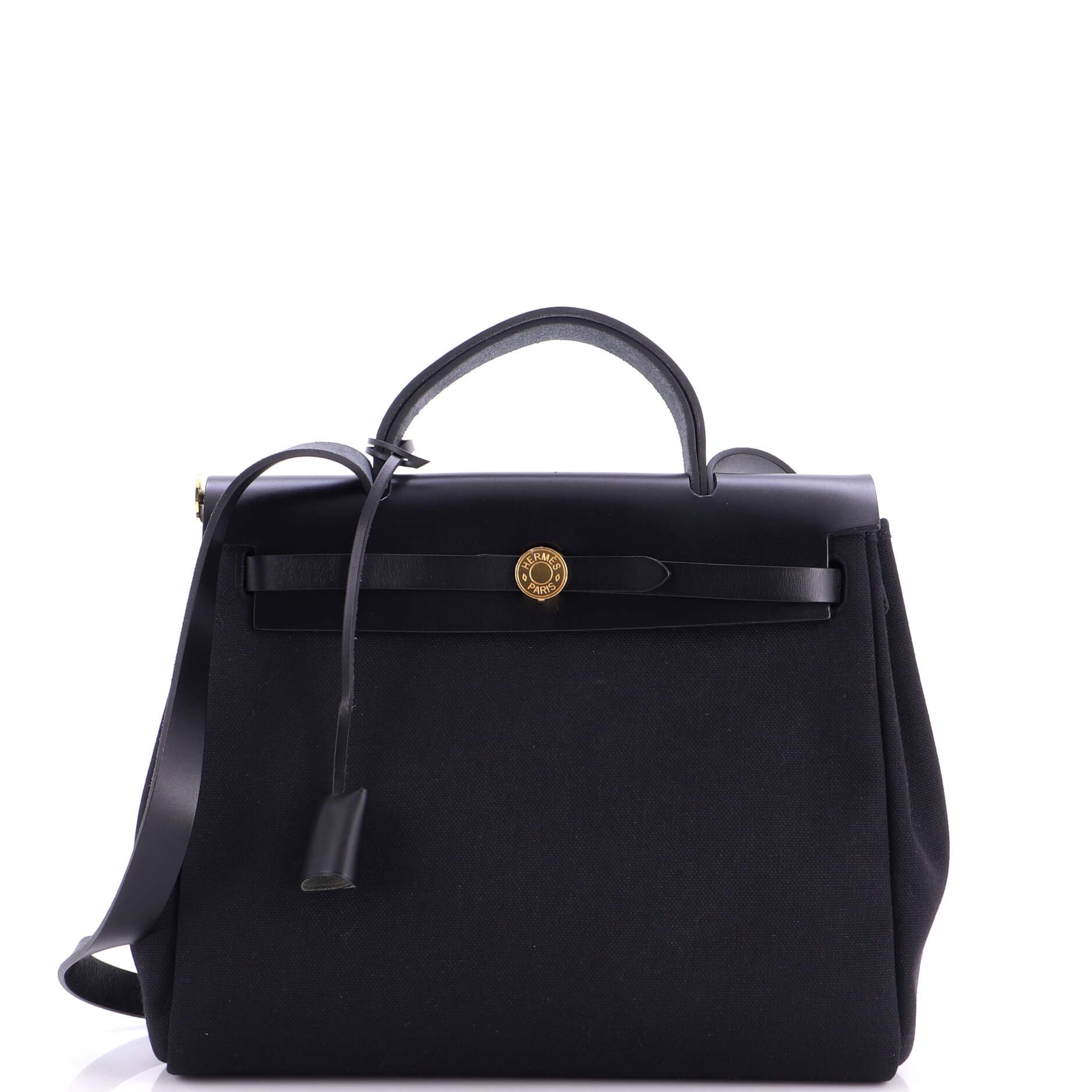 Herbag Zip Leather and Toile 31