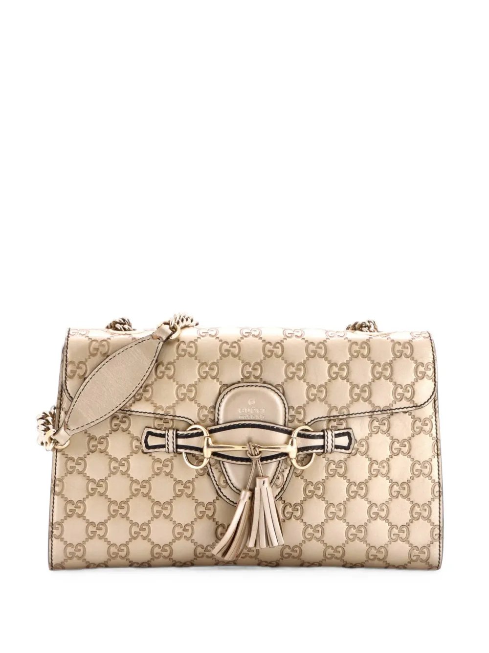 Emily Chain Flap Bag Guccissima Leather Medium shoulder bag