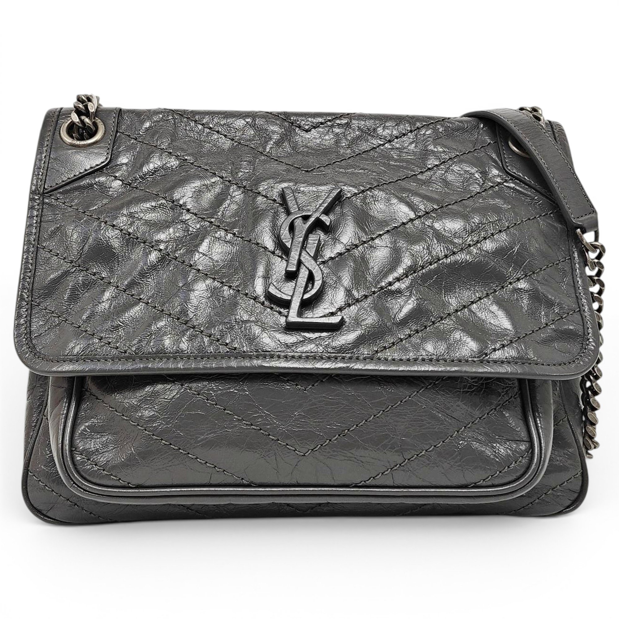 Niki leather crossbody bag