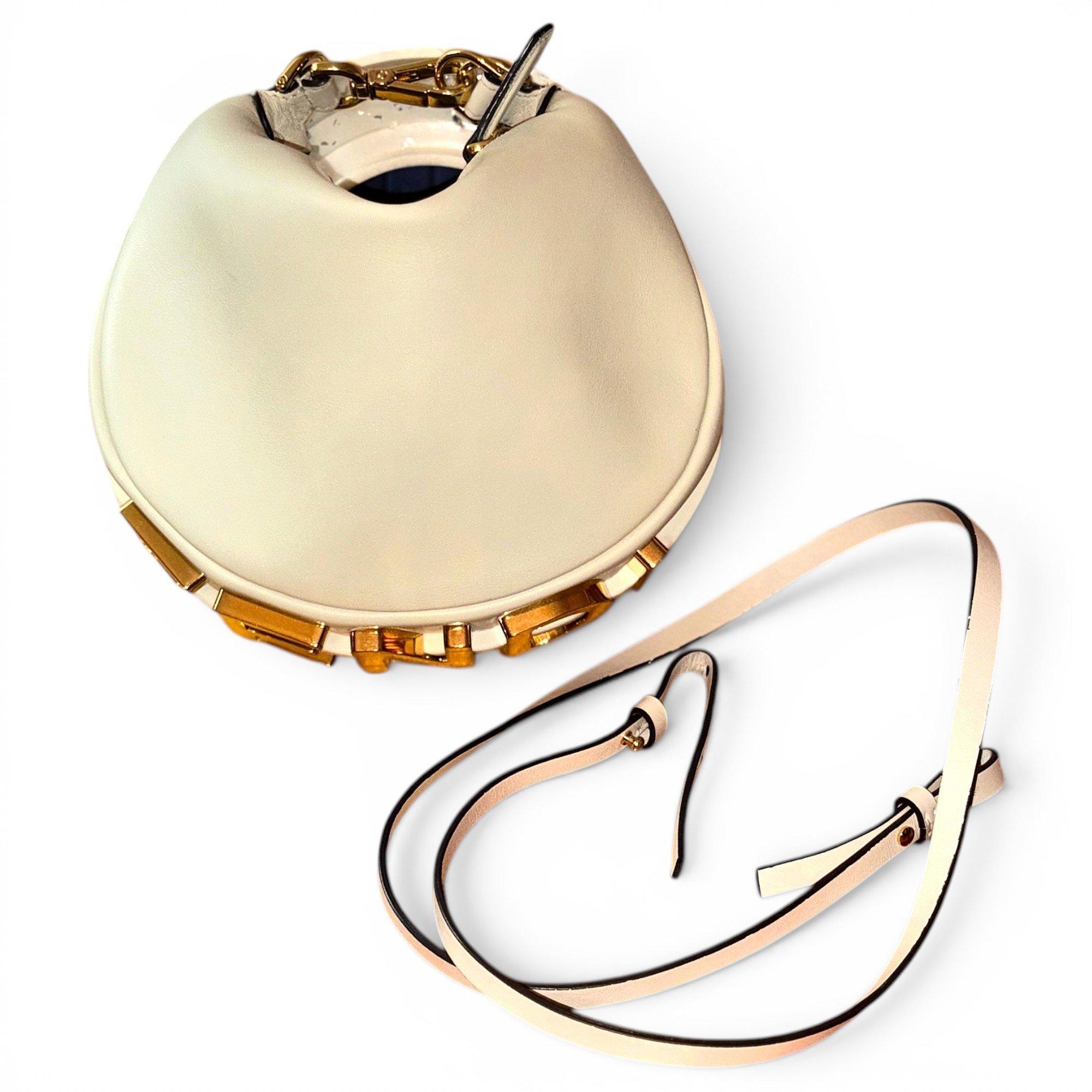 Fendigraphy leather mini bag