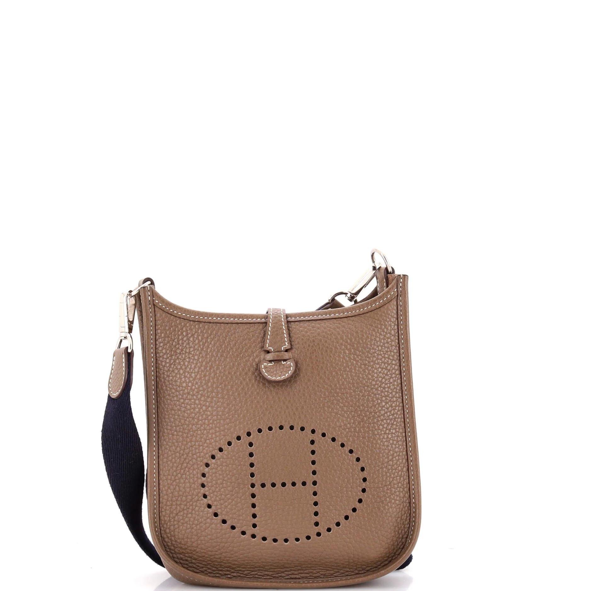 Hermes Evelyne Handbag Clemence Leather 2018