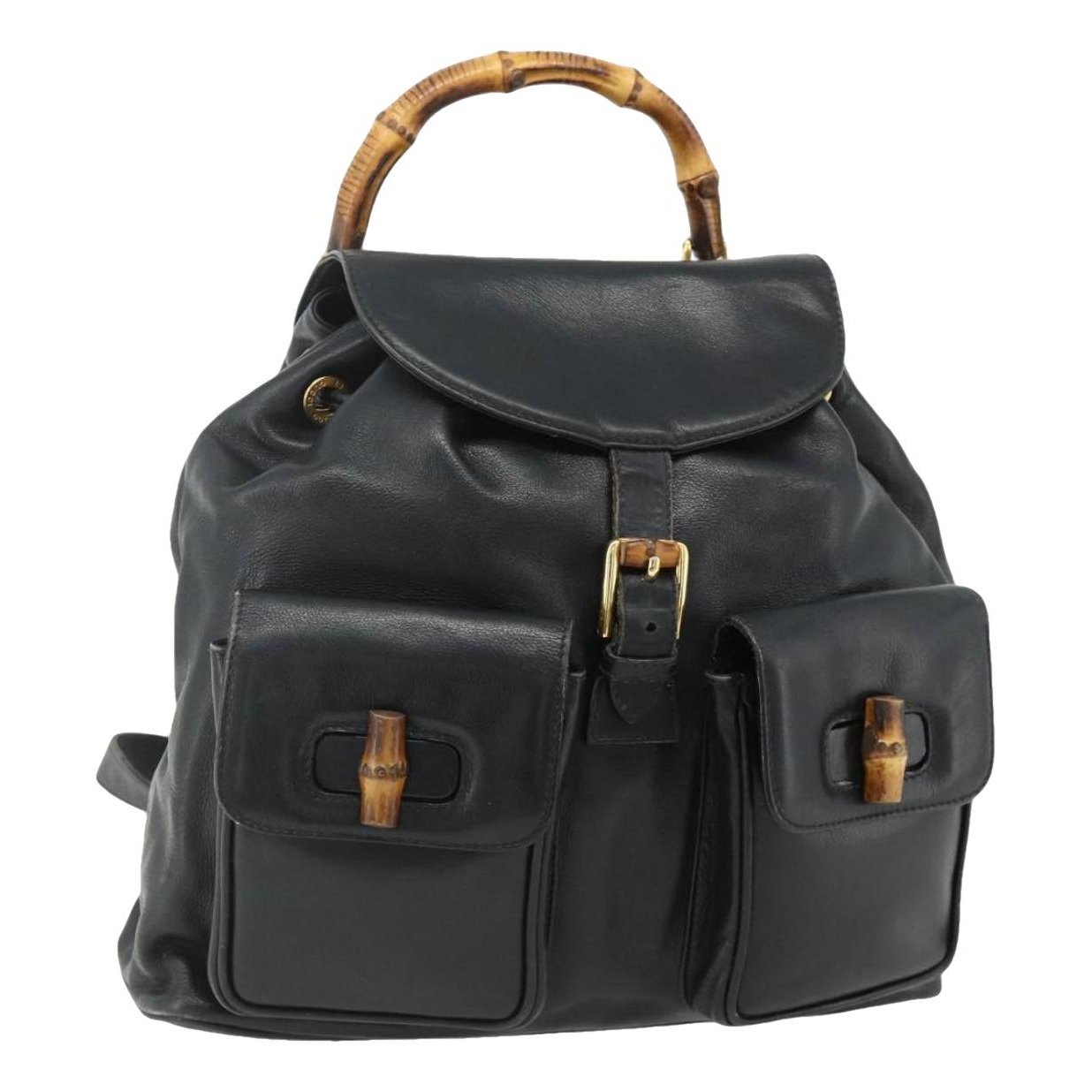 Gucci B leather bag
