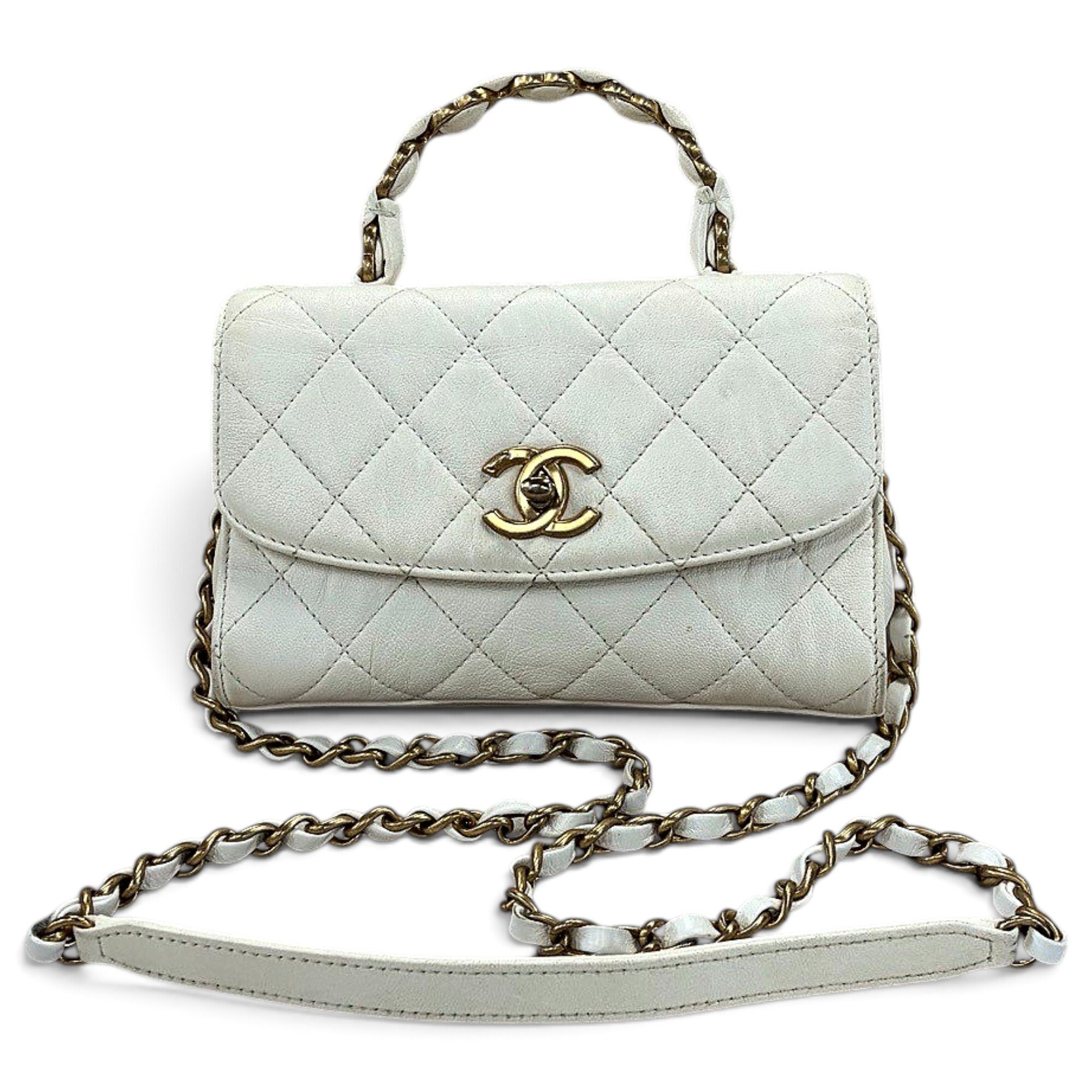 Coco Handle leather handbag