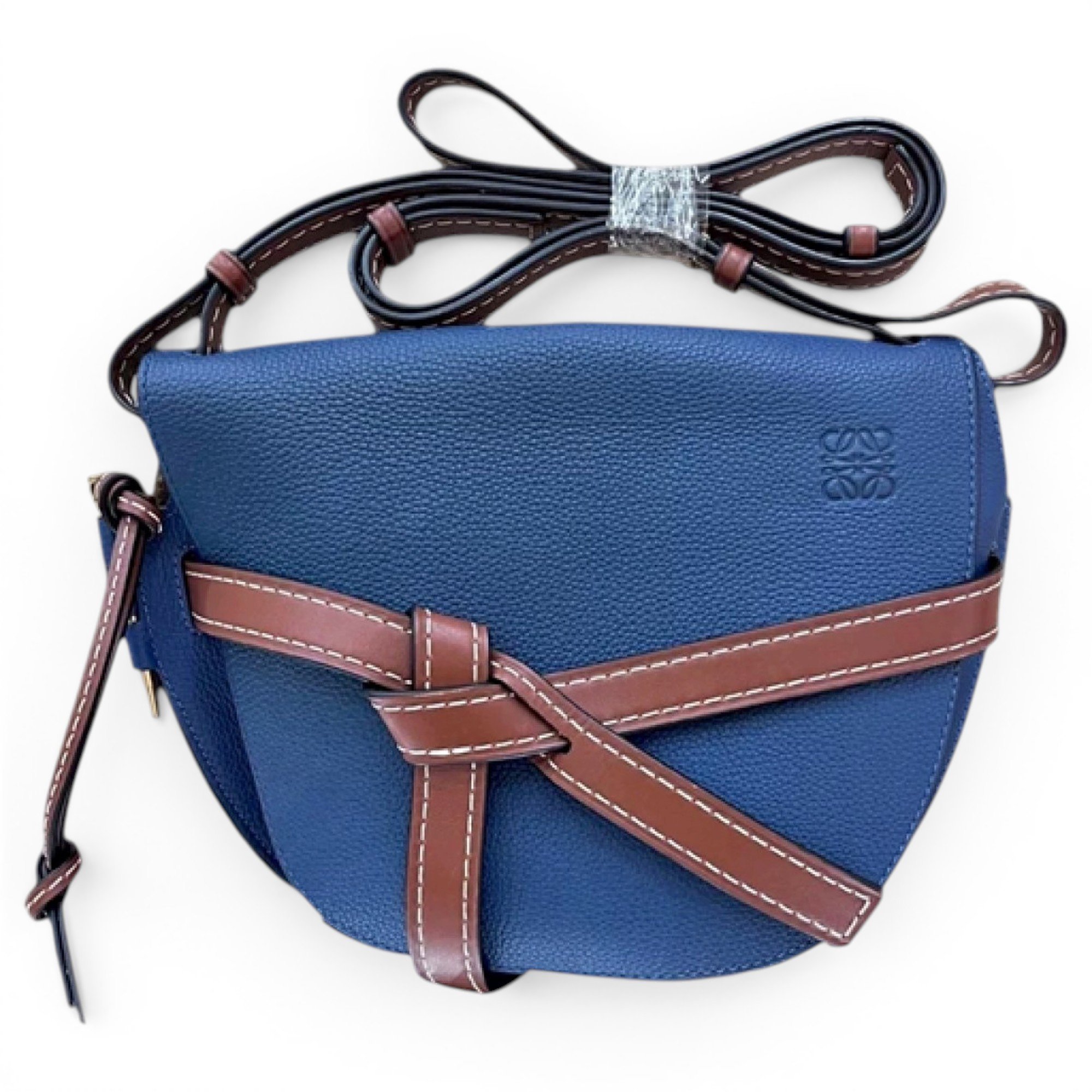 Gate leather crossbody bag
