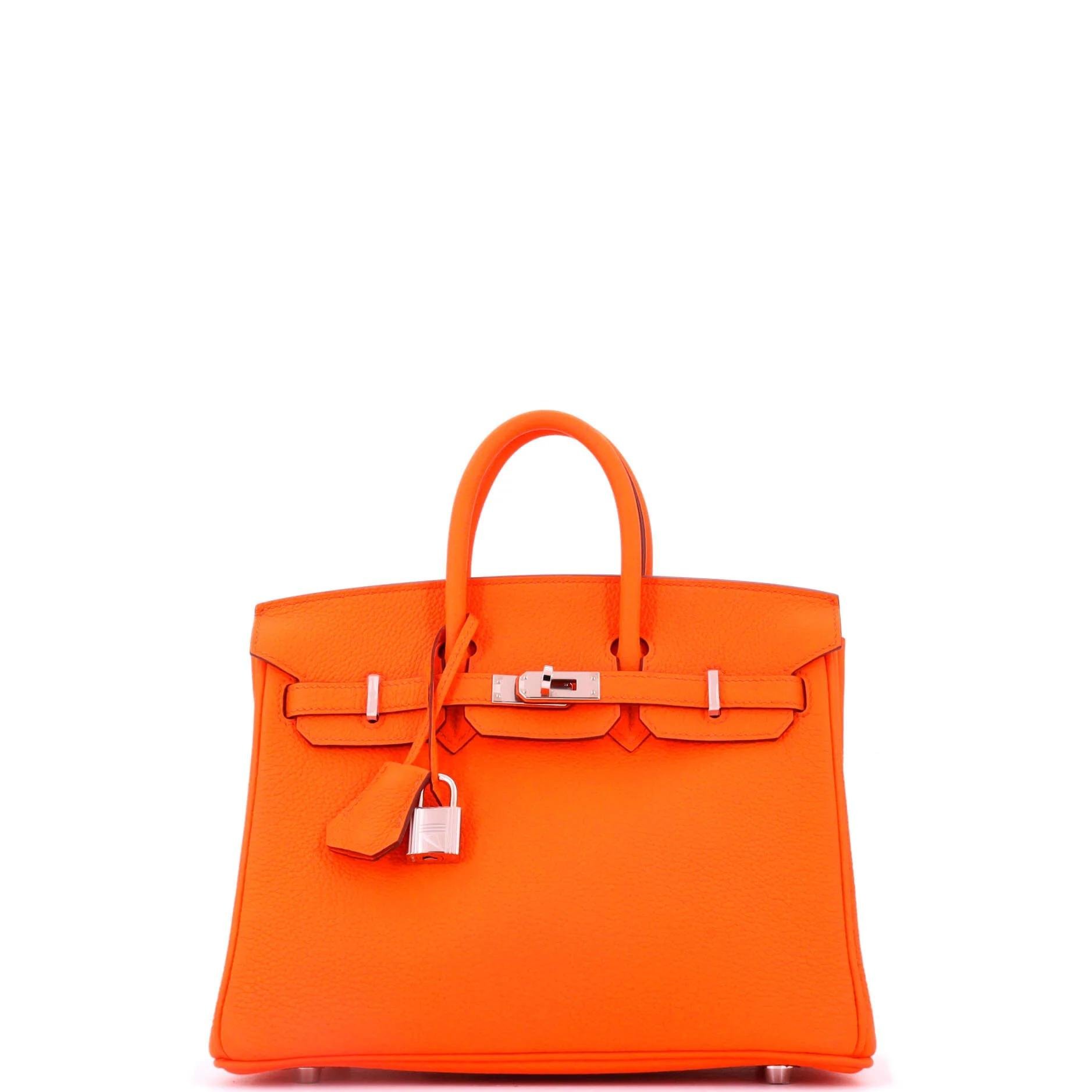 Birkin 25 leather tote