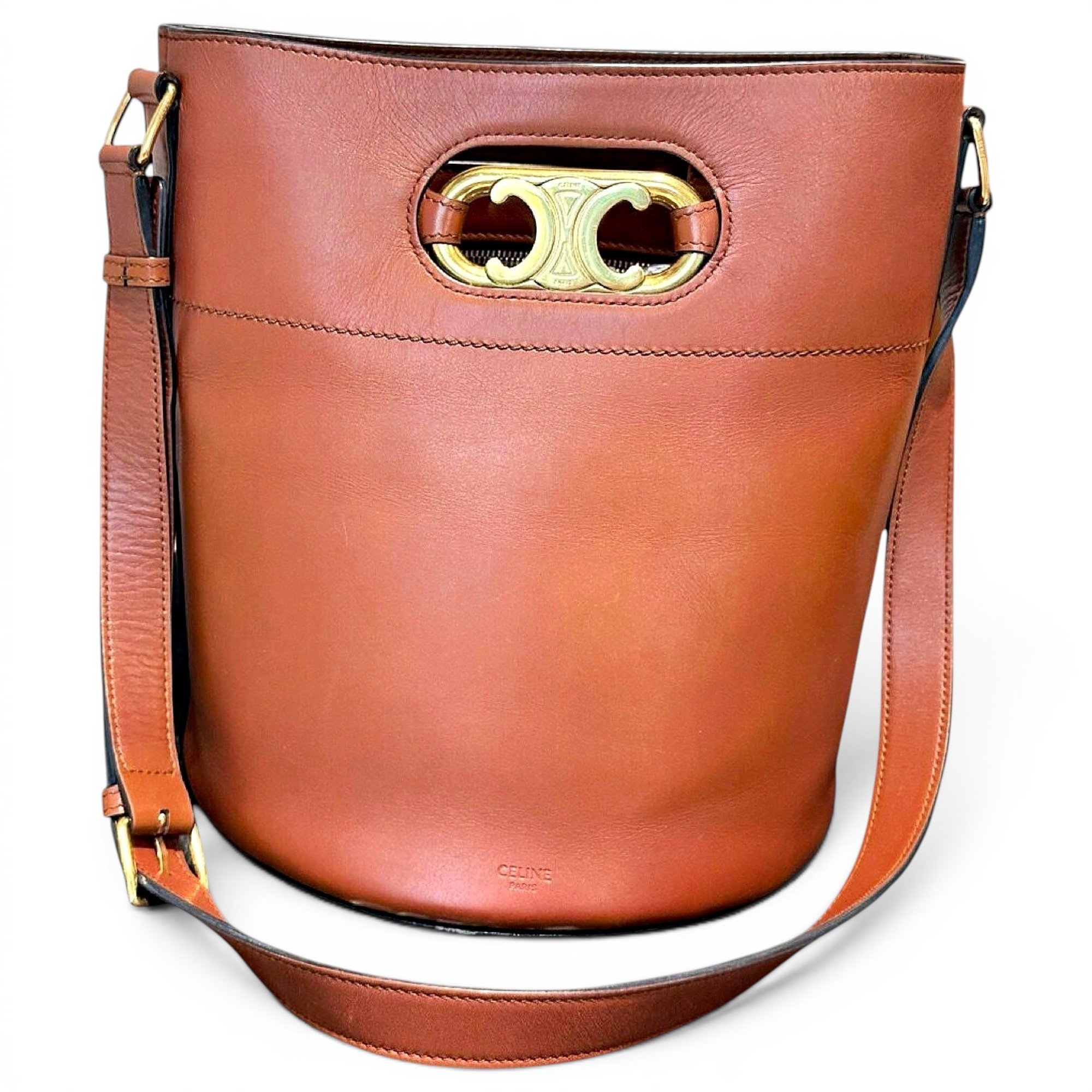 Triomphe leather bag