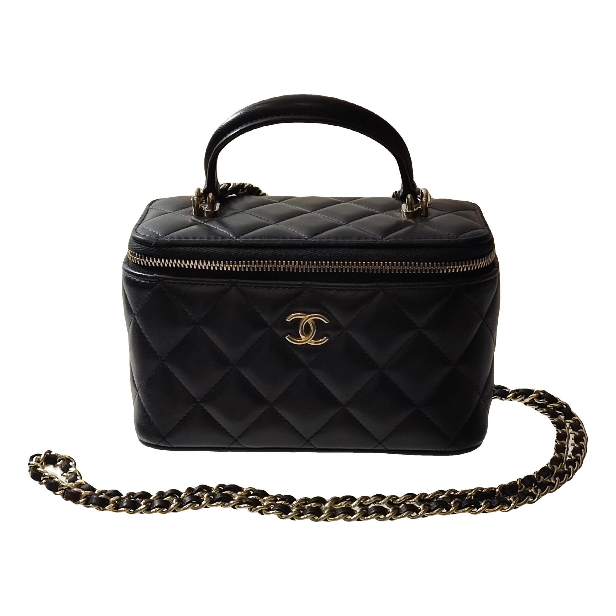 Vanity leather crossbody bag