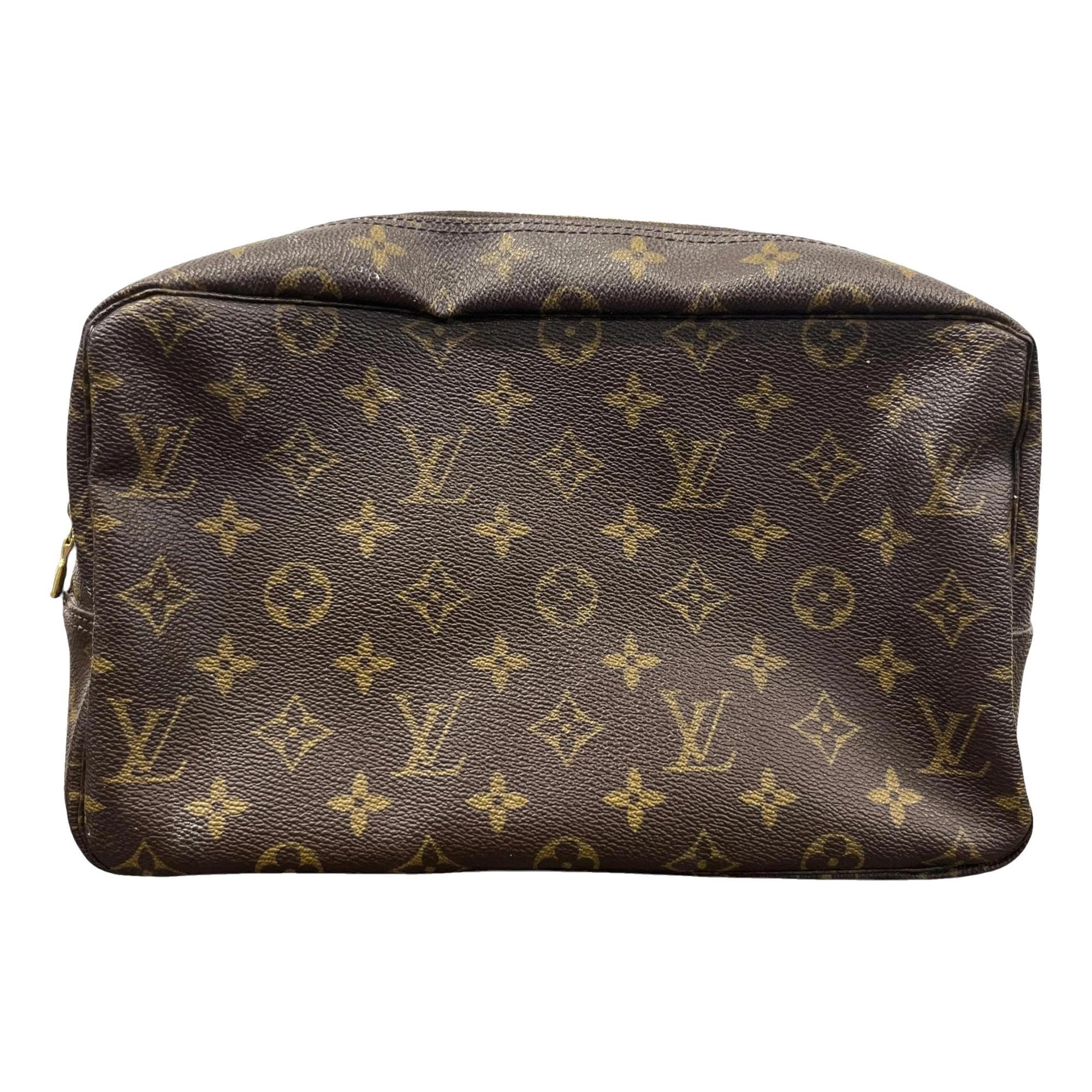 Leather vanity case