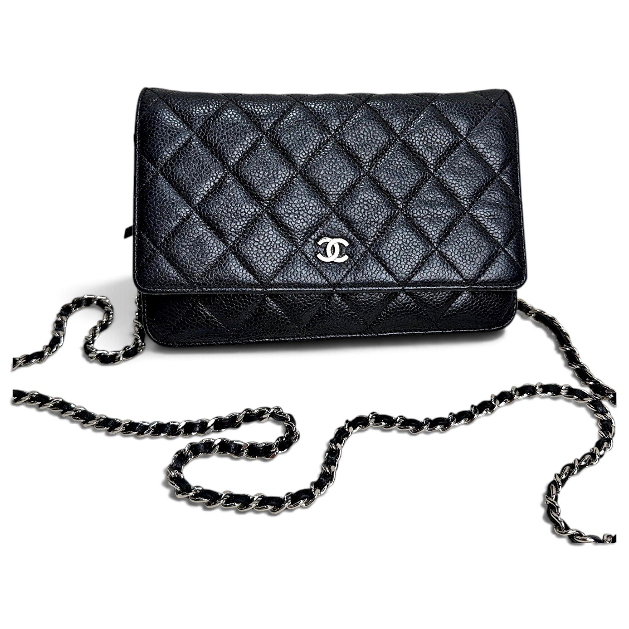 Wallet On Chain Timeless/Classique leather crossbody bag