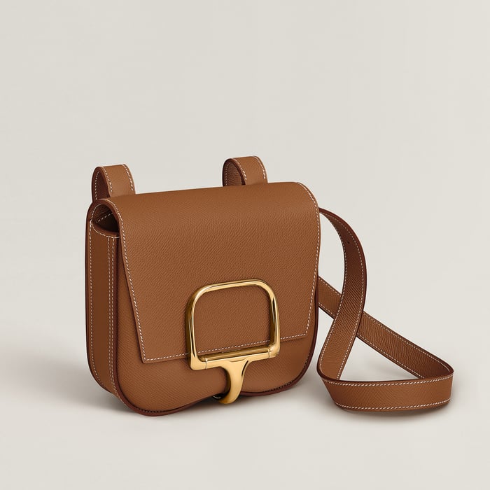 Gold Bolso Hermès Della Cavalleria Mini