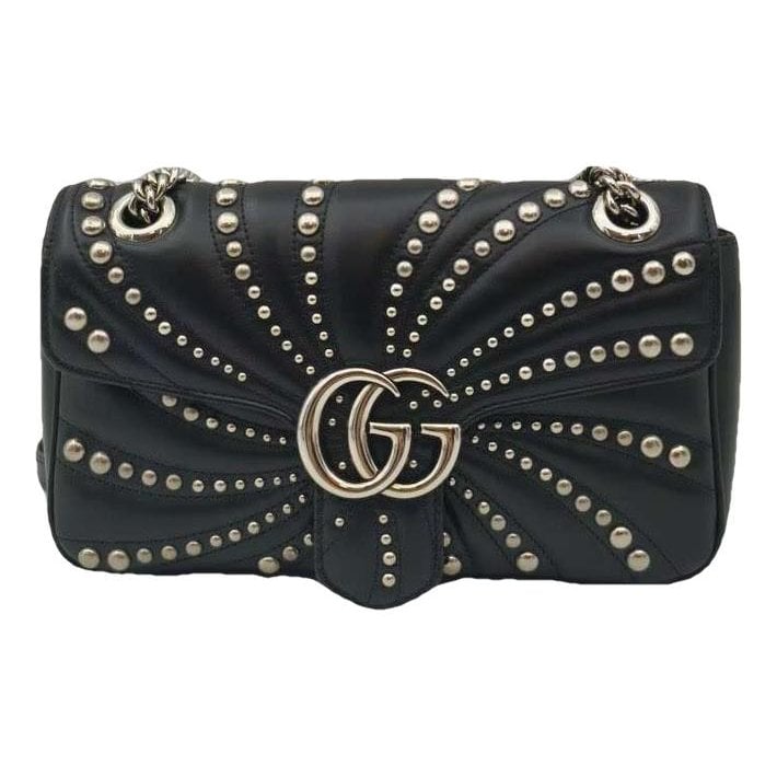 GG Marmont Flap leather handbag