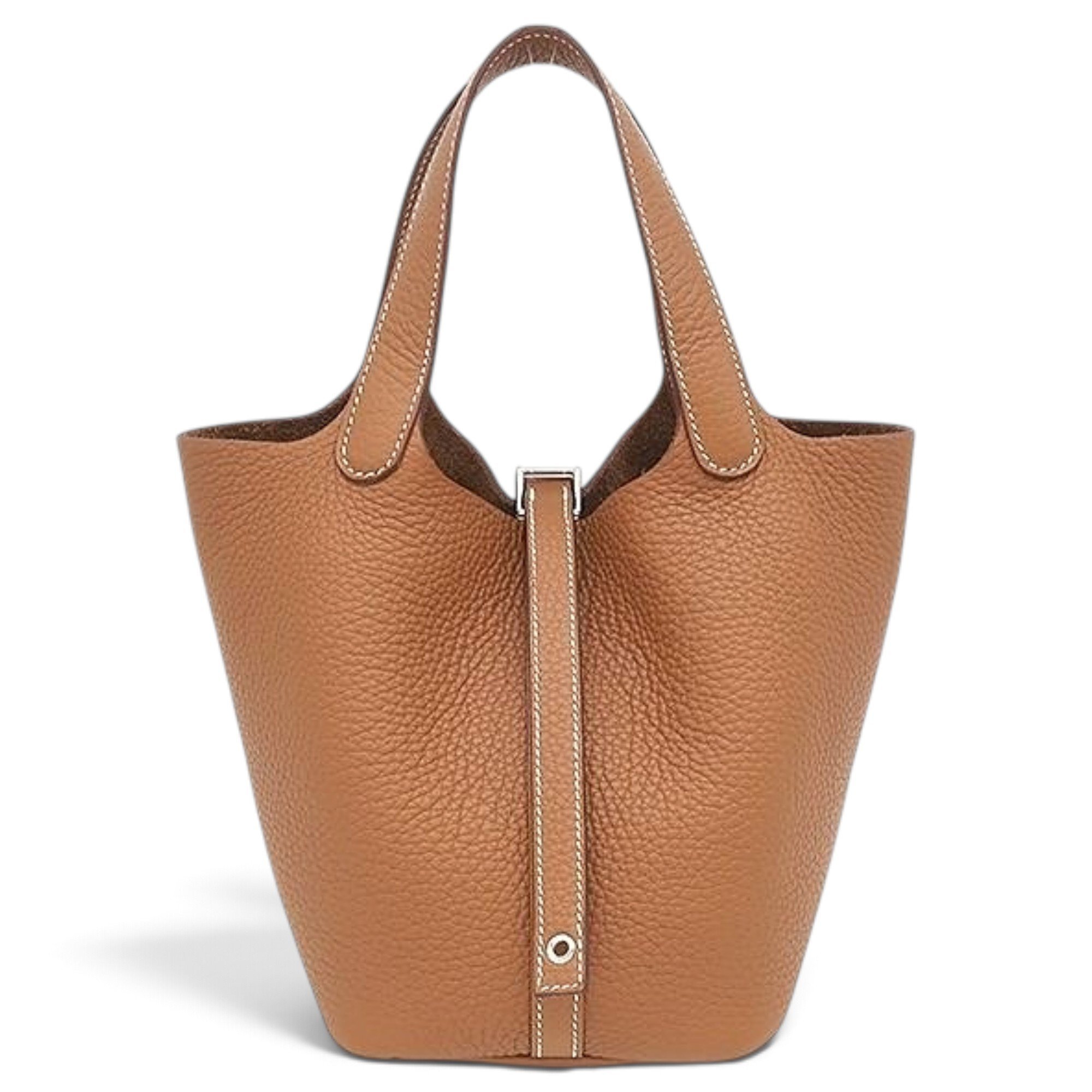 Picotin leather handbag