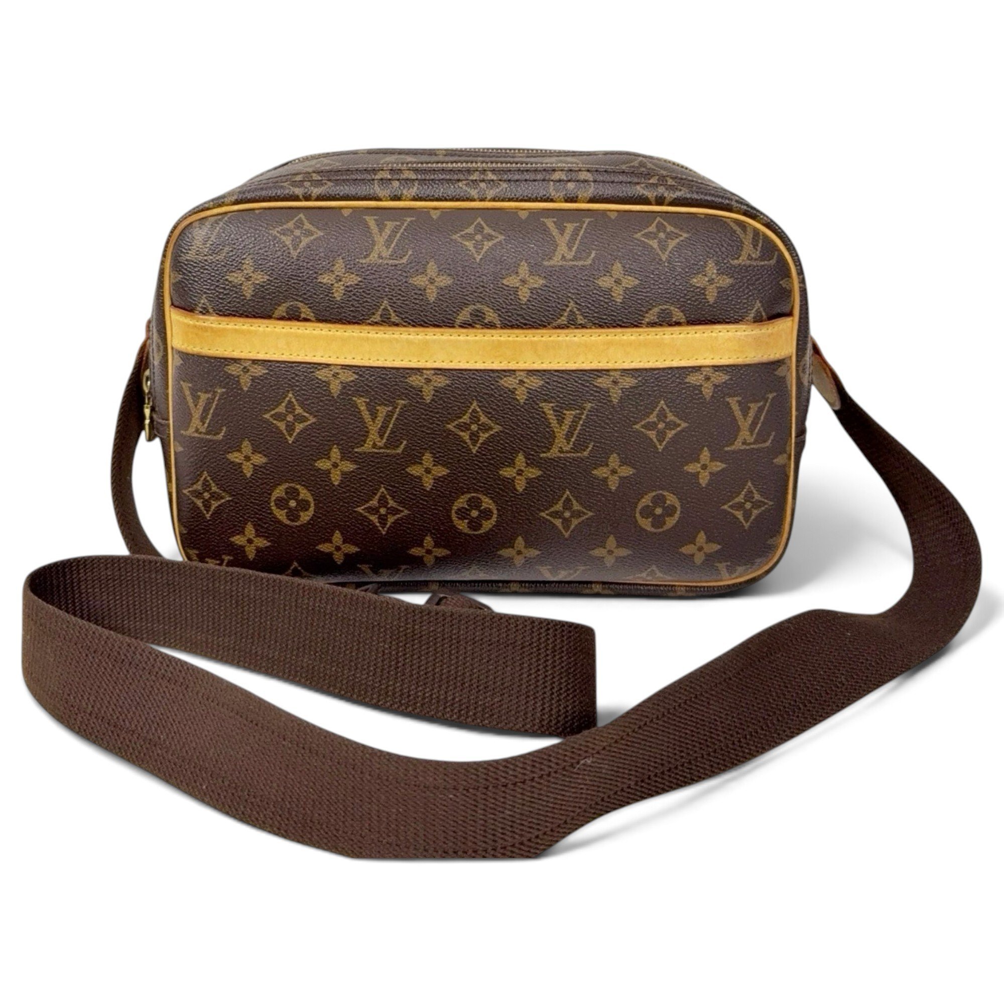Reporter leather handbag
