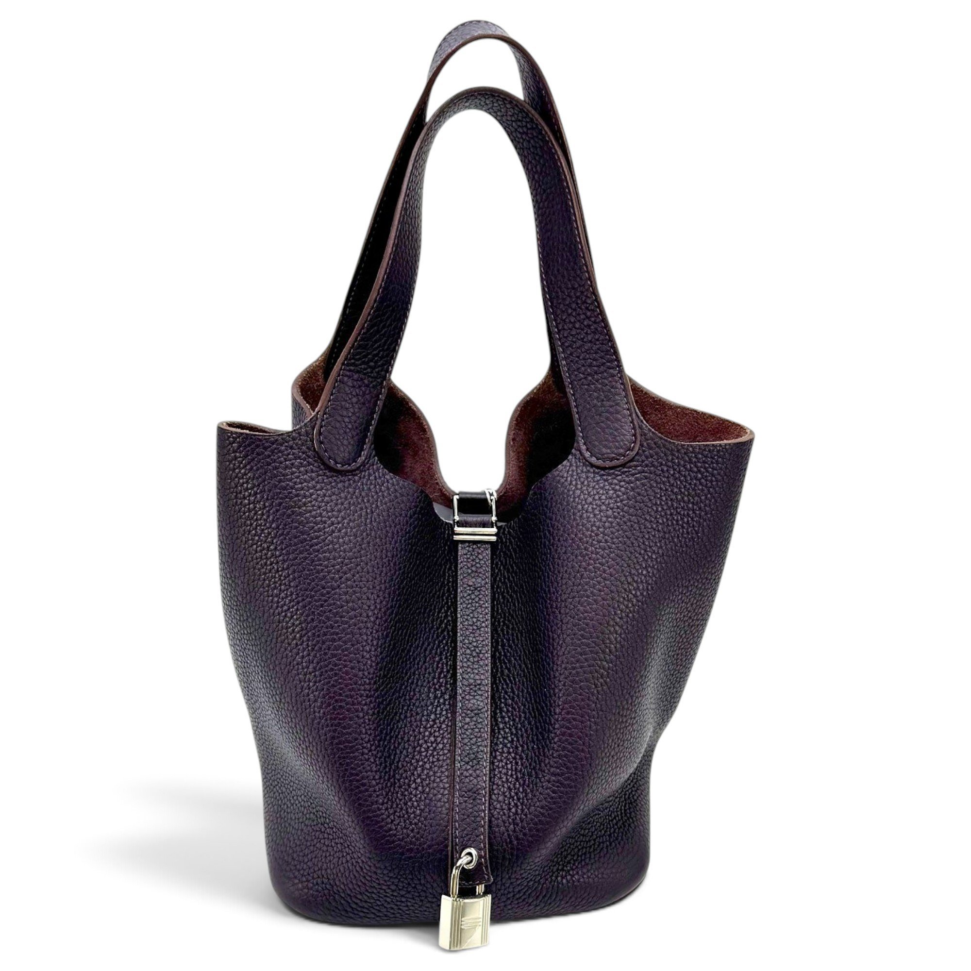 Picotin leather handbag