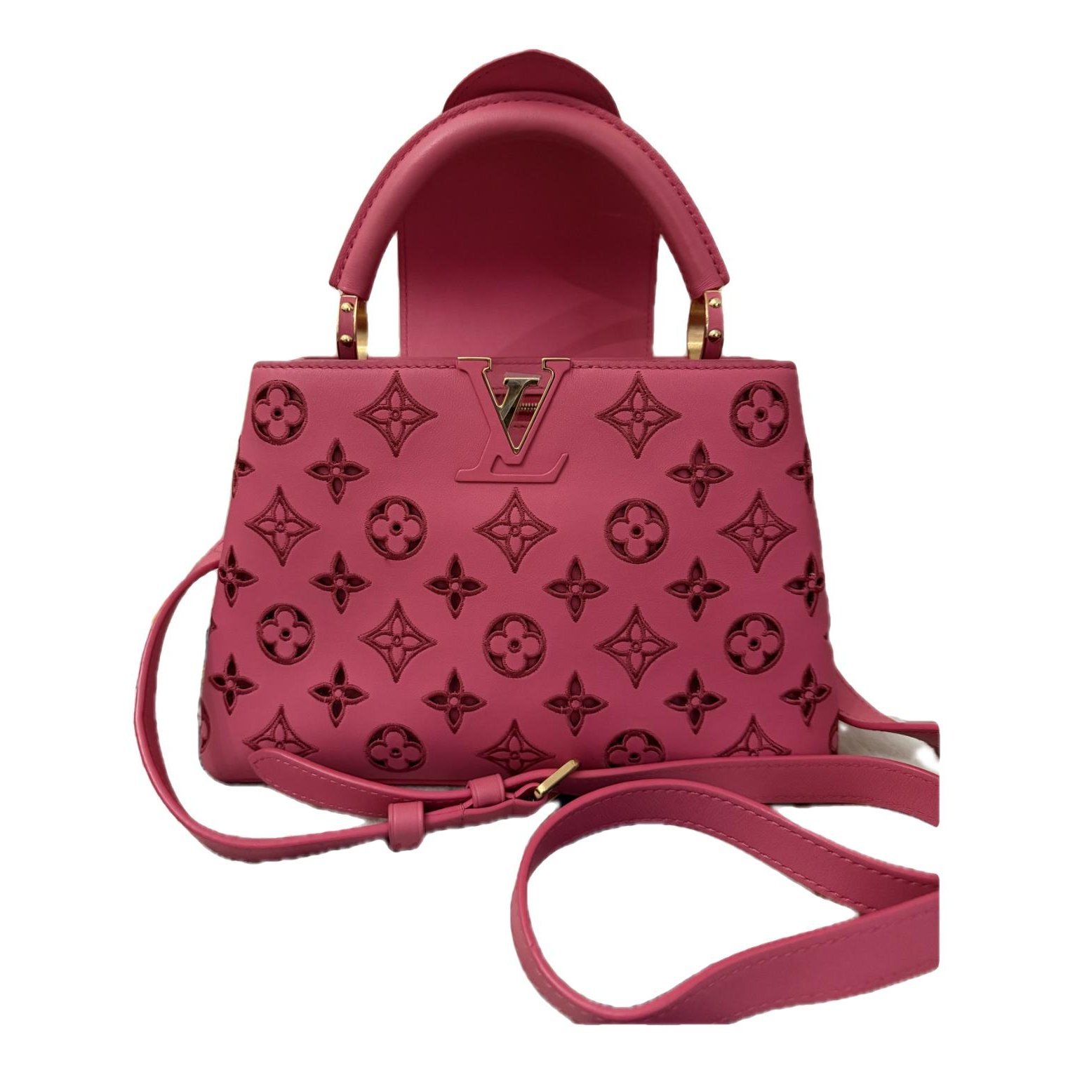 Capucines leather handbag
