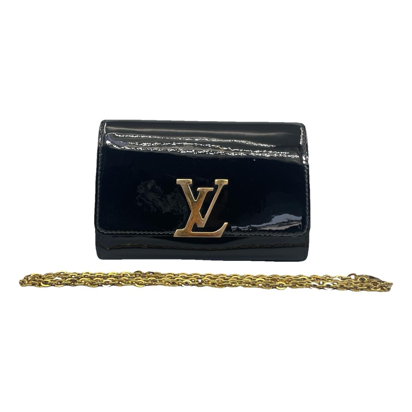 Louise patent leather crossbody bag