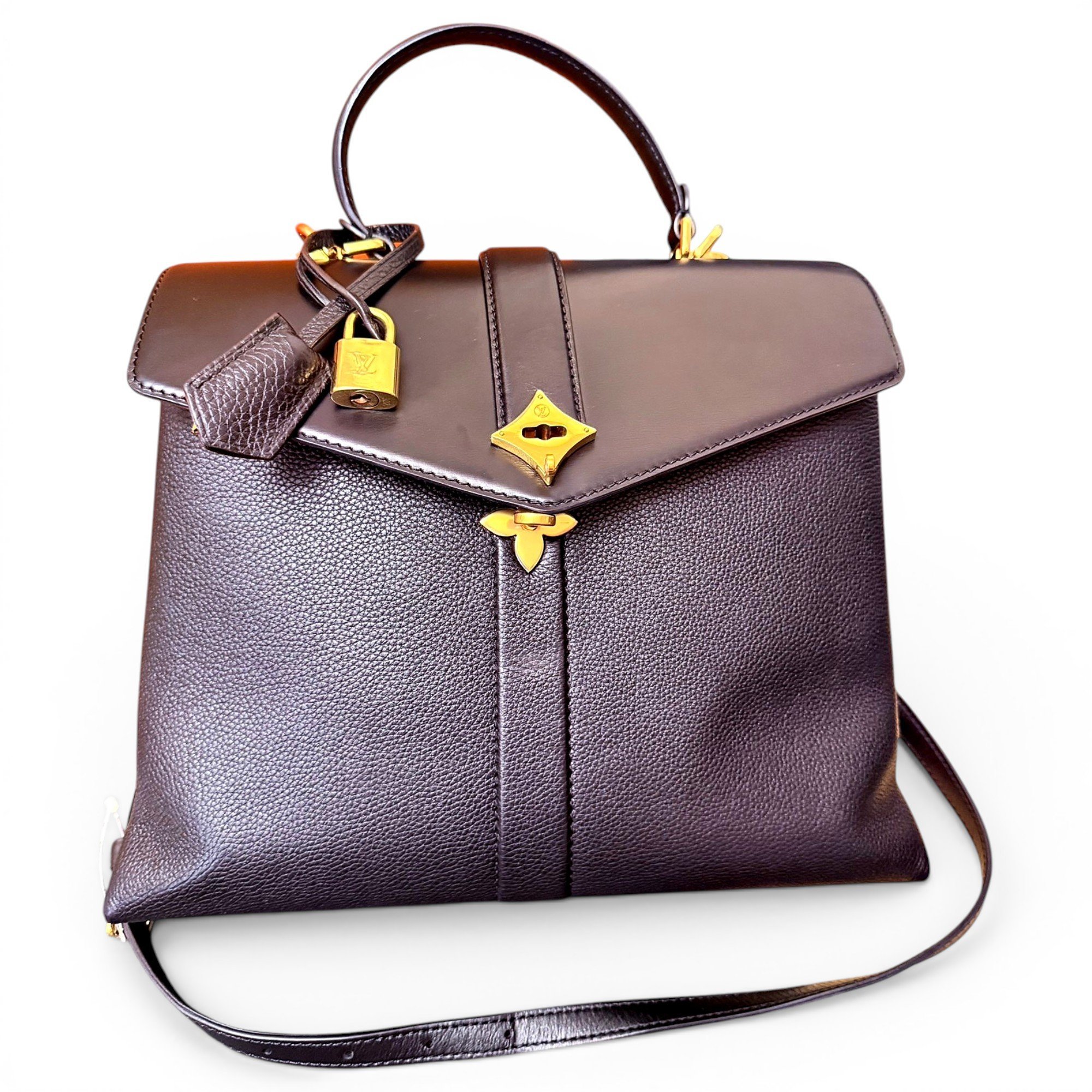 Leather handbag