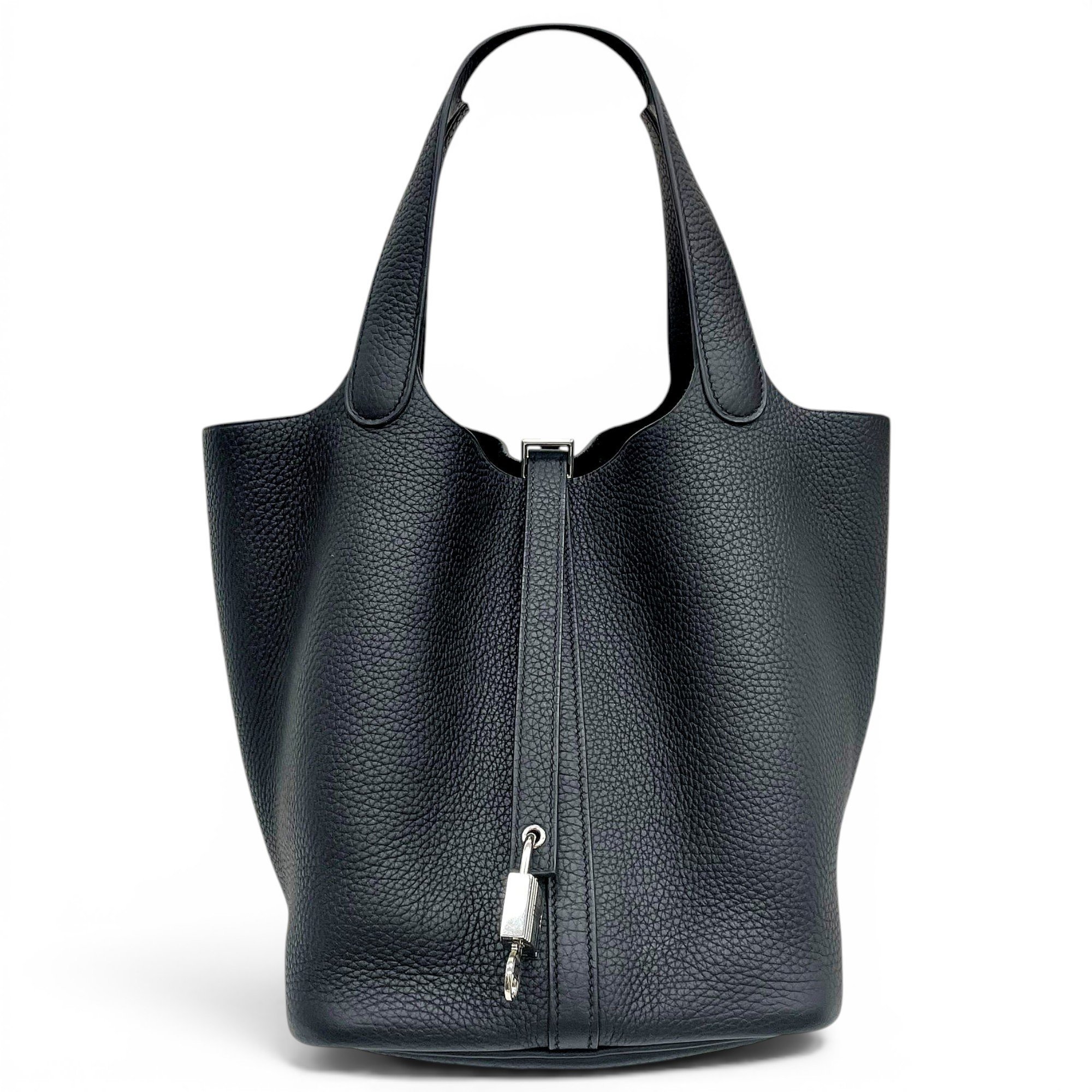 Picotin leather handbag