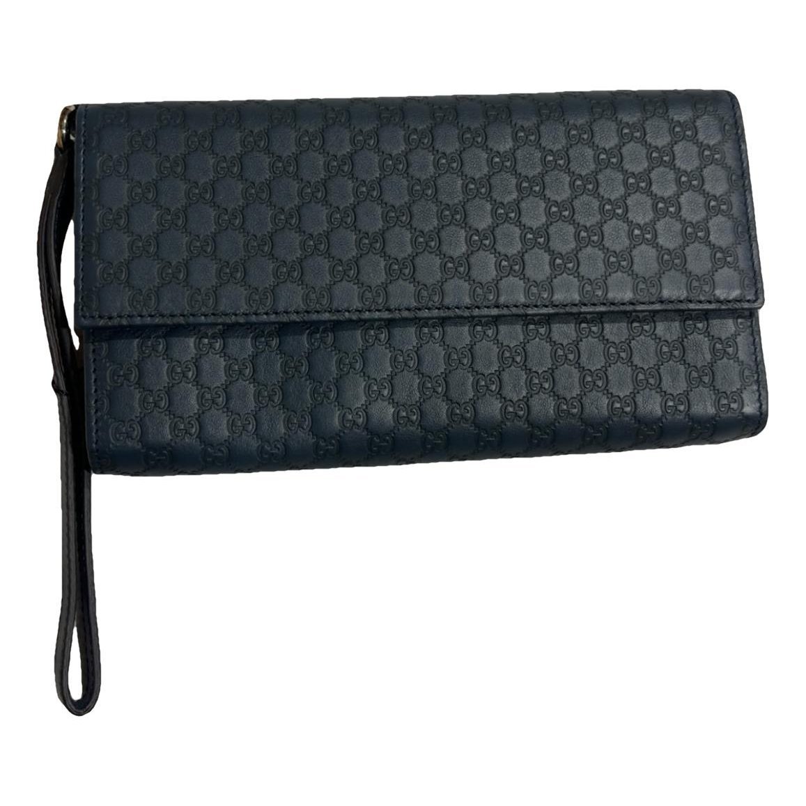 Emily leather clutch bag