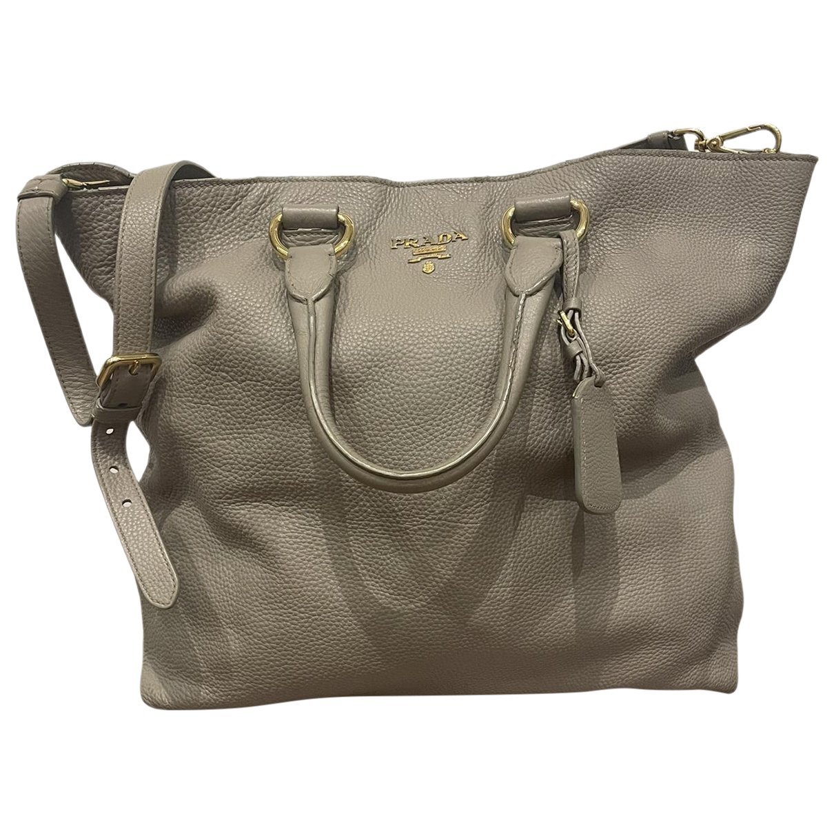 Leather tote