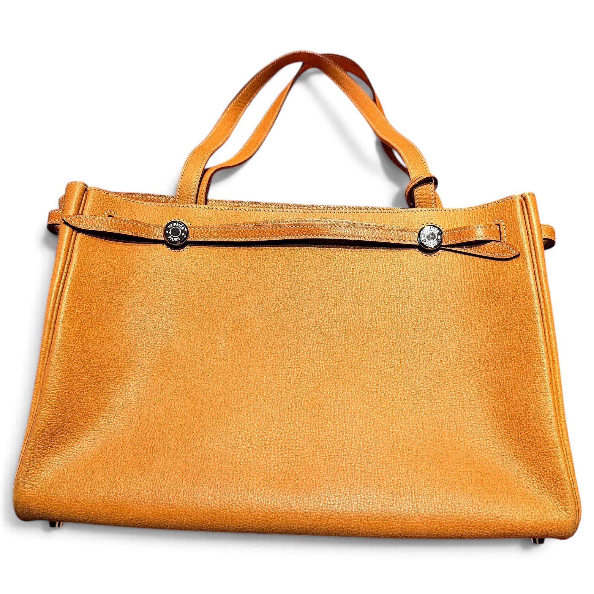 Leather tote