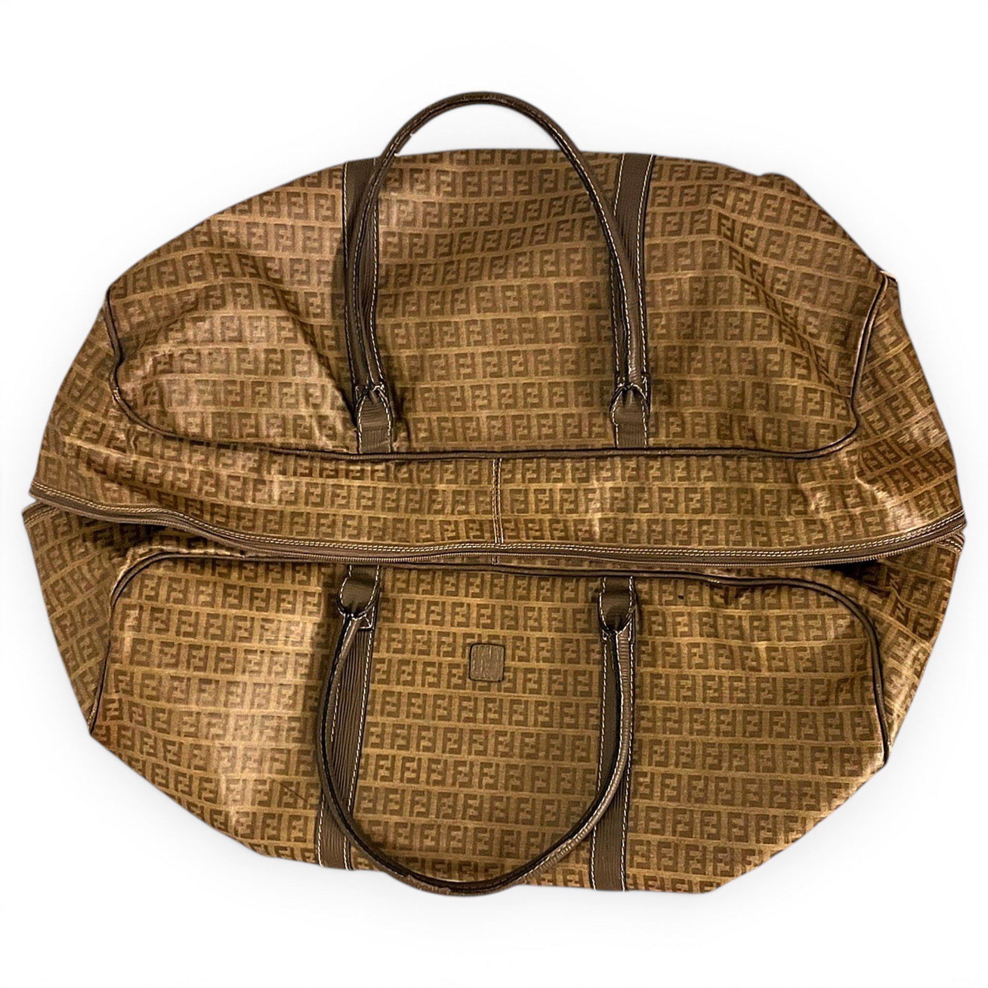 Leather travel bag