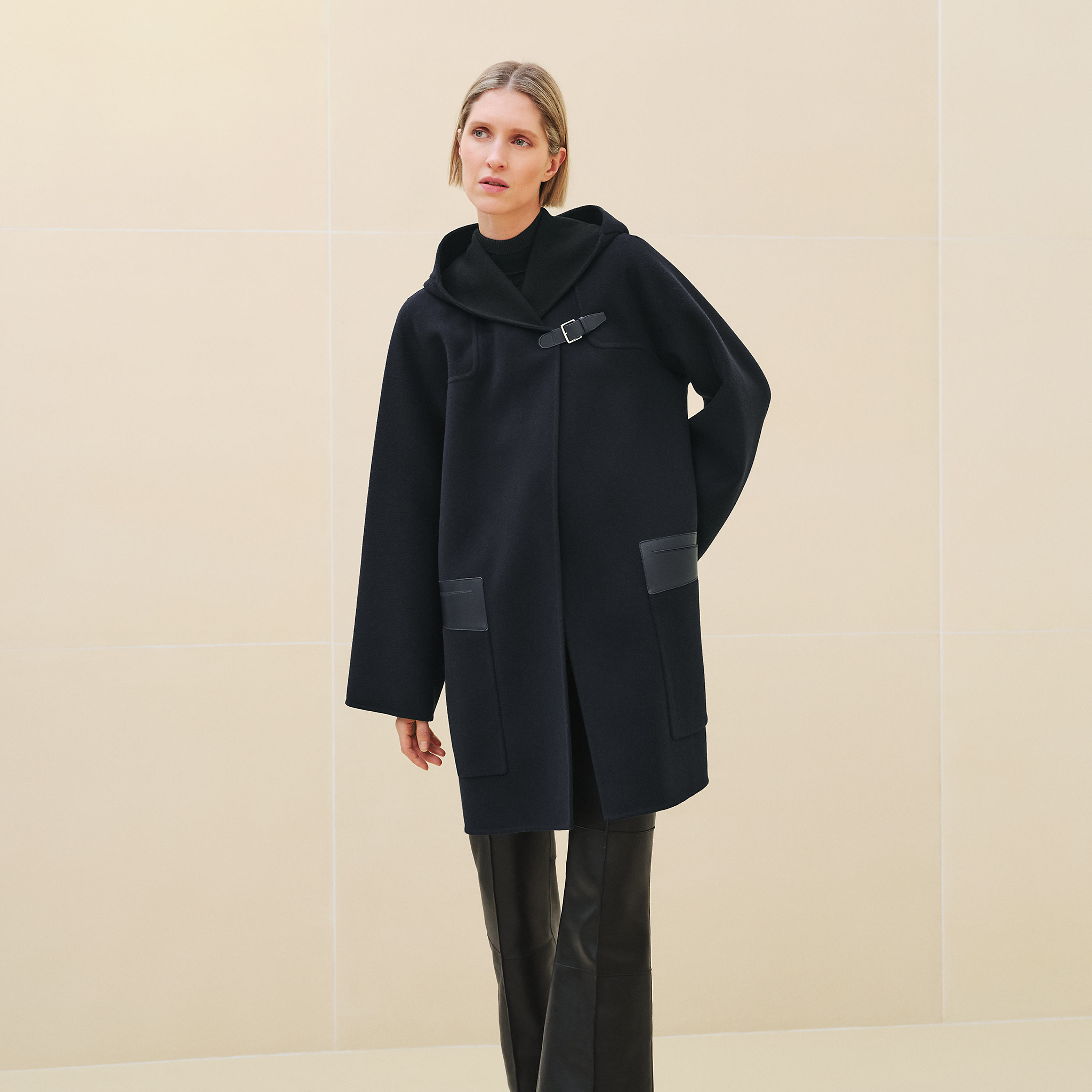 Cashmere duffle-coat