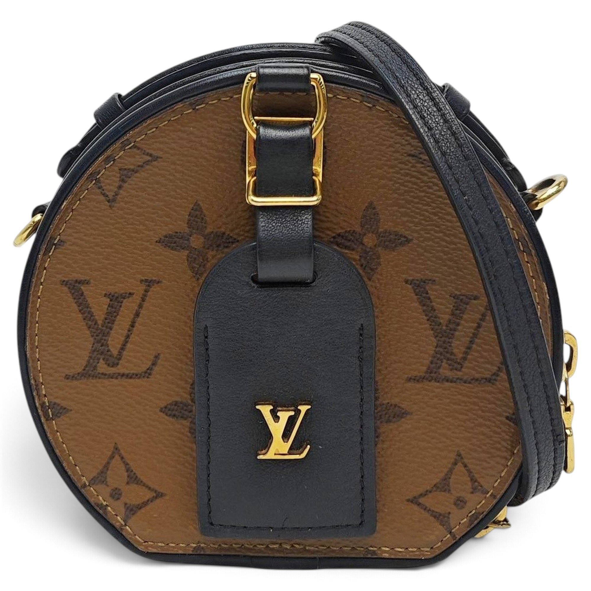 Micro boite chapeau leather handbag