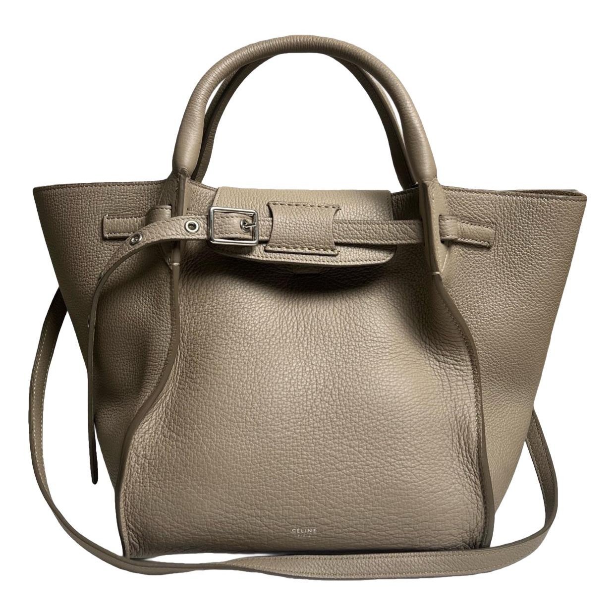 Big Bag leather handbag