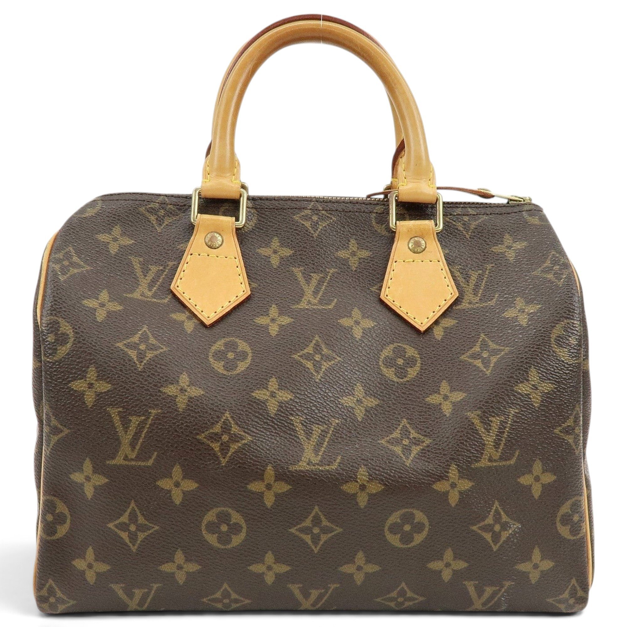 Speedy leather handbag
