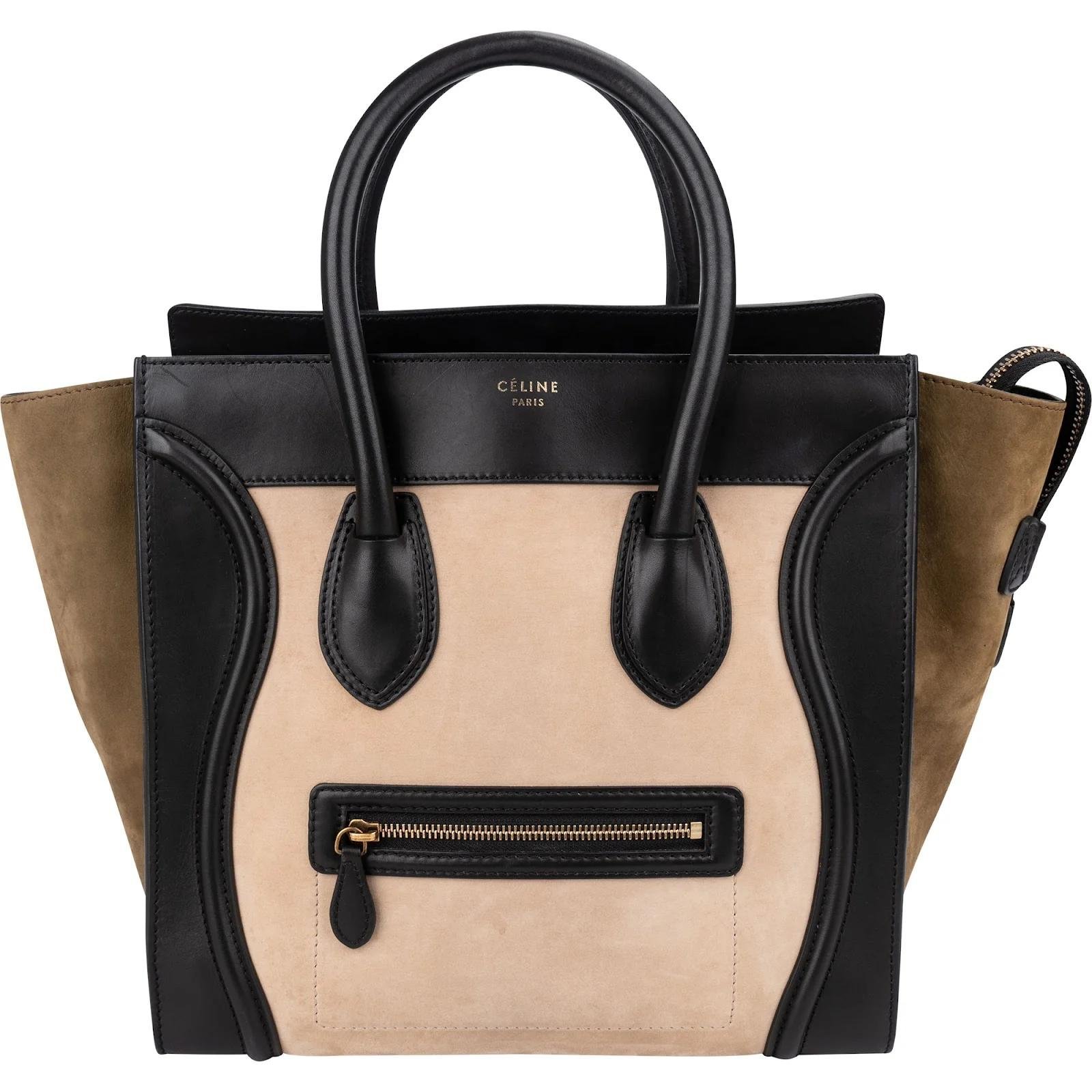 Luggage leather handbag
