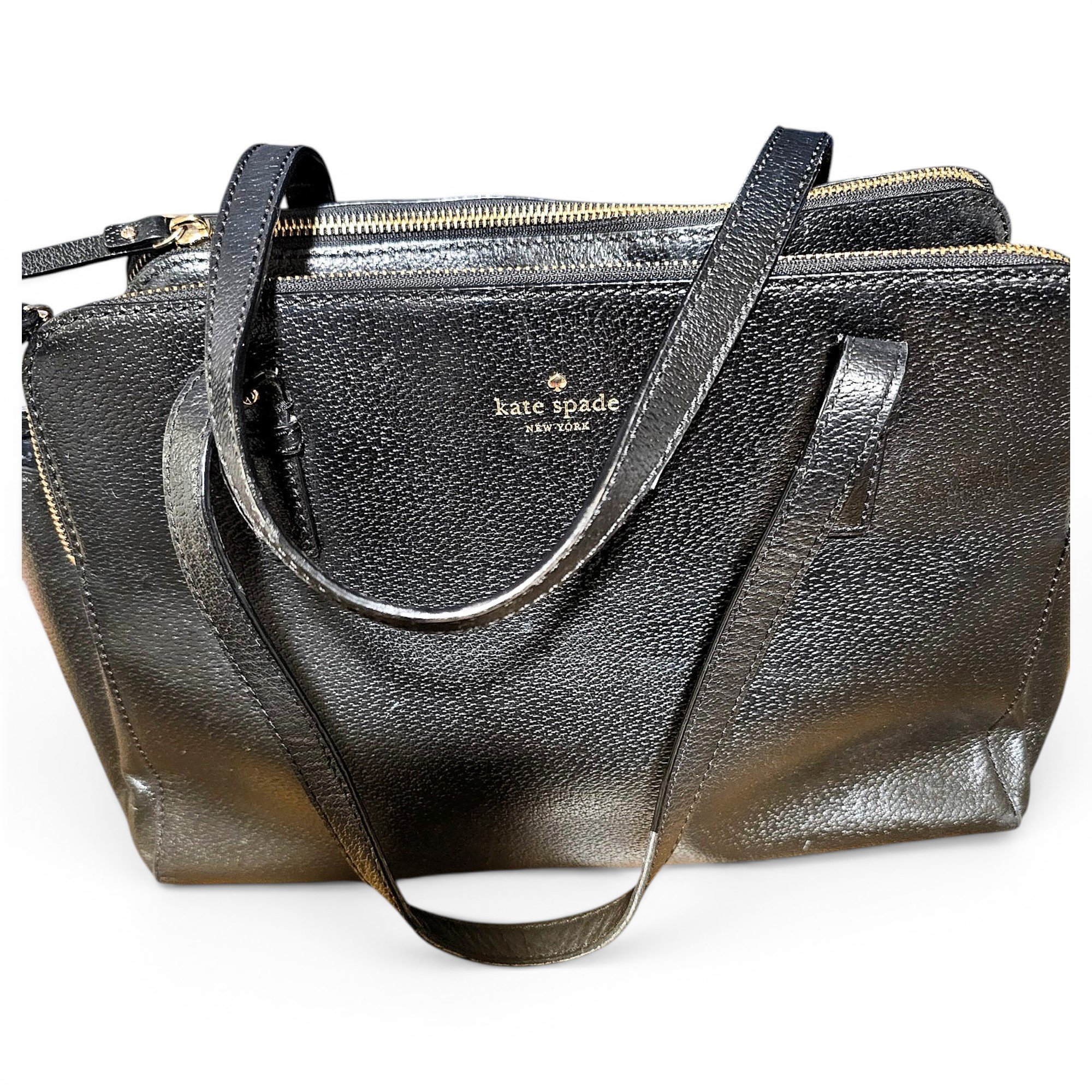 Leather tote