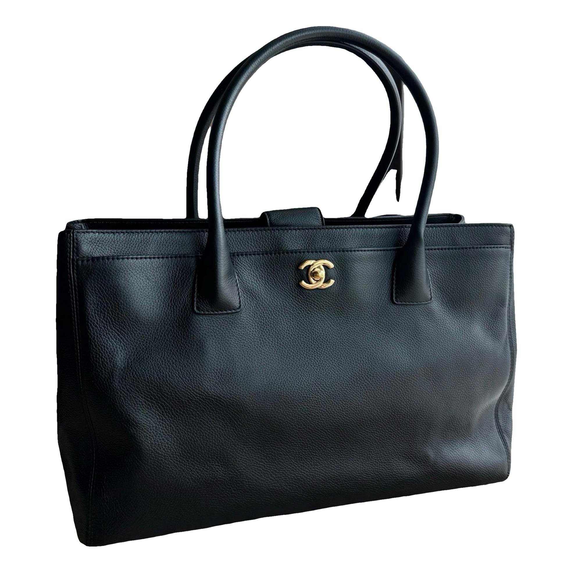 Executive leather tote