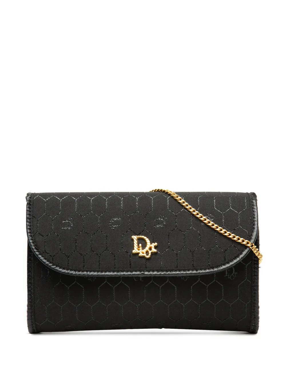 20th Century Honeycomb Canvas Chain Flap crossbody bag