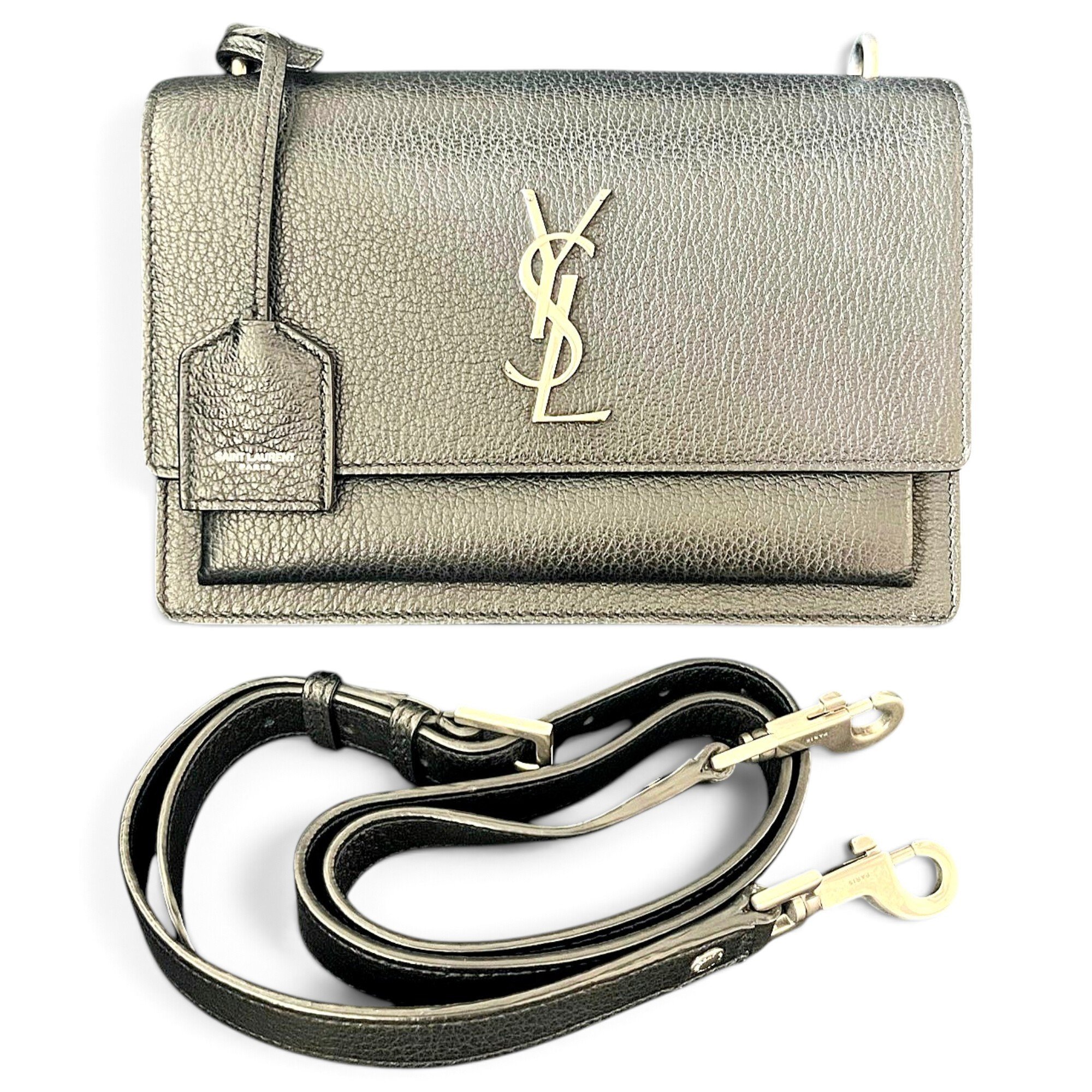 Sunset leather crossbody bag
