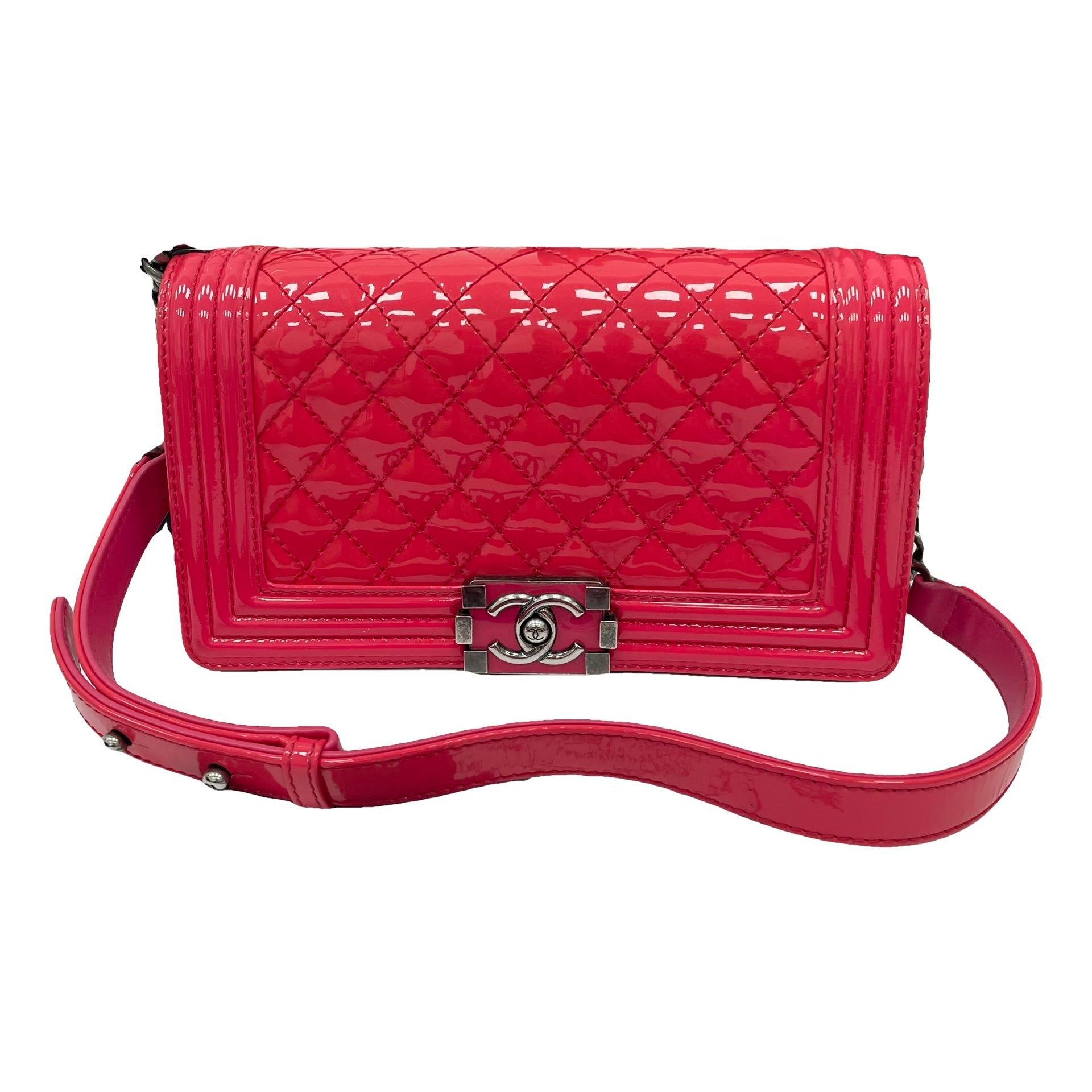 Boy patent leather handbag